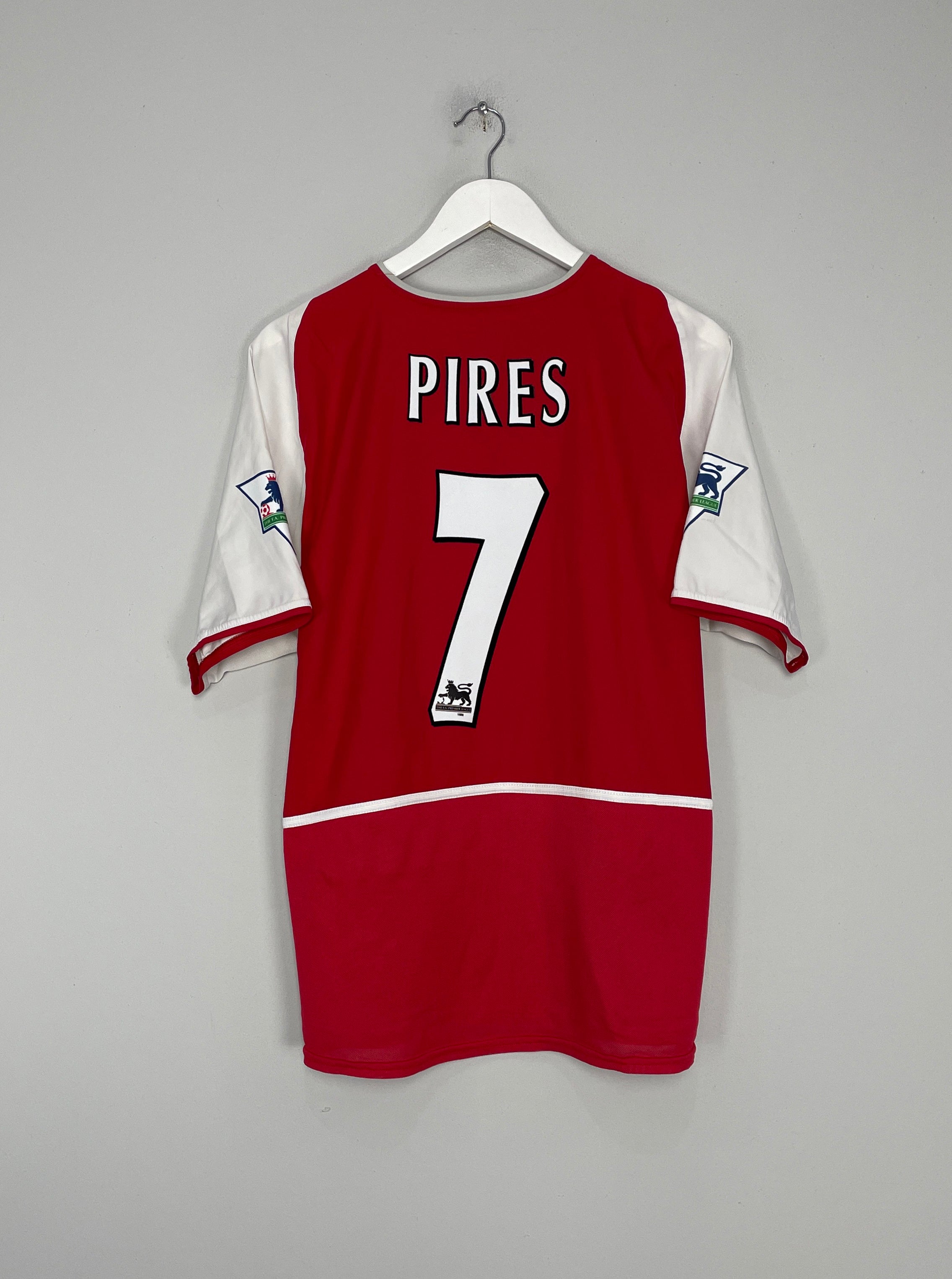 2004/05 Arsenal Away Football Shirt (L) Nike #7 Pires – Football