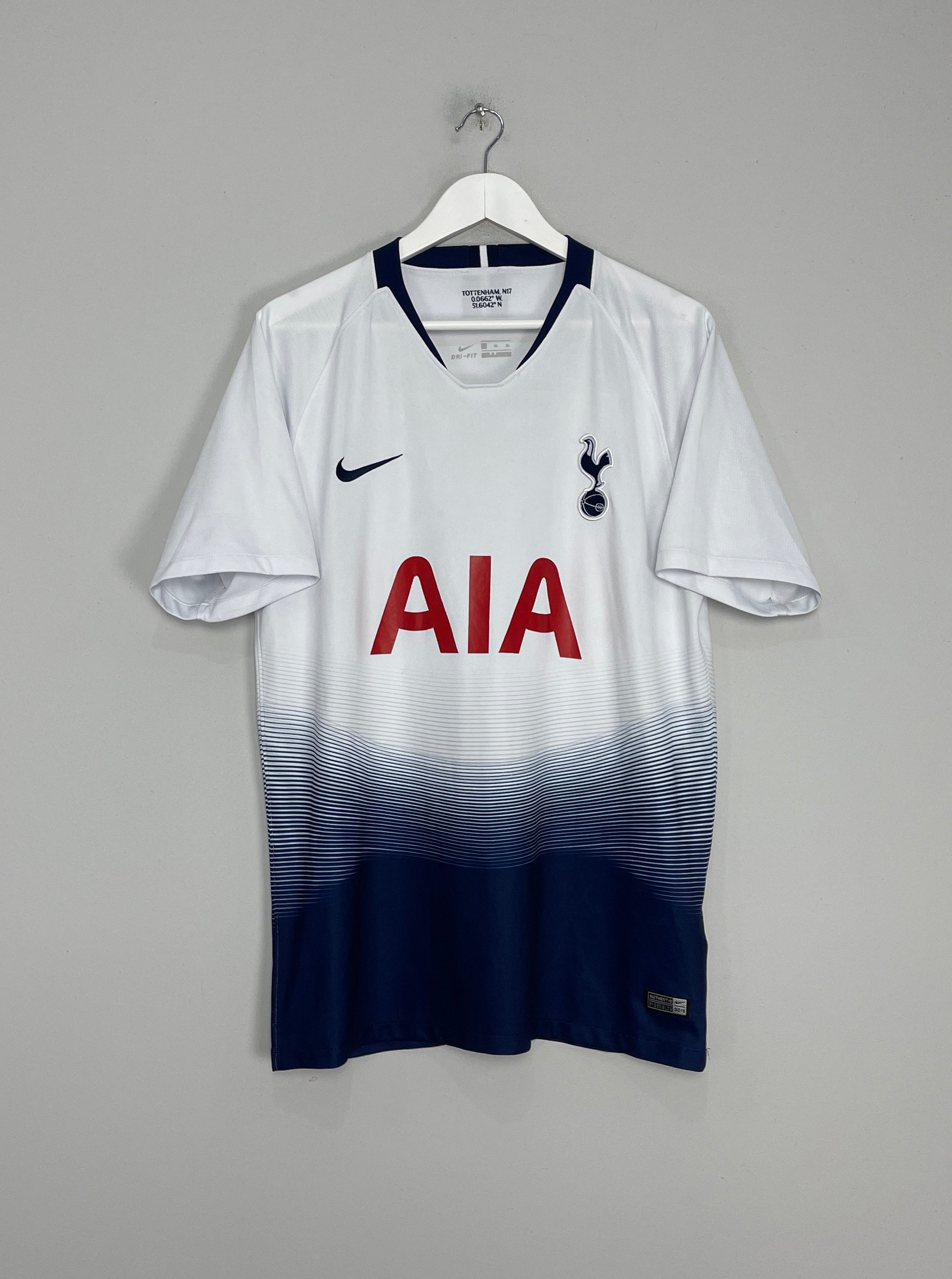 football kit Tottenham Hotspur 2018-19, shirt template for soccer