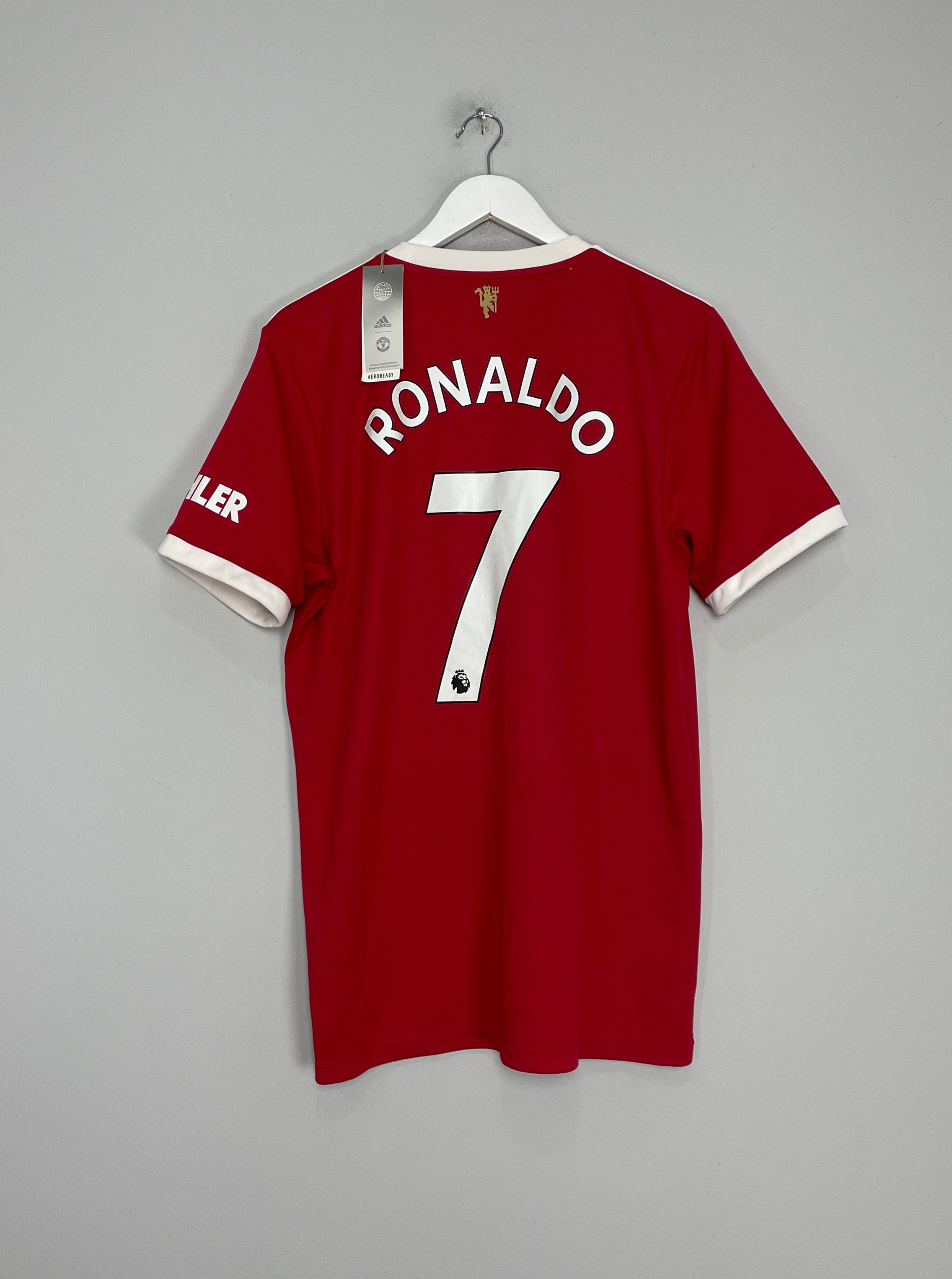 2021/22 Manchester United UCL Home Jersey #7 Ronaldo 3XL Adidas Long Sleeve  NEW