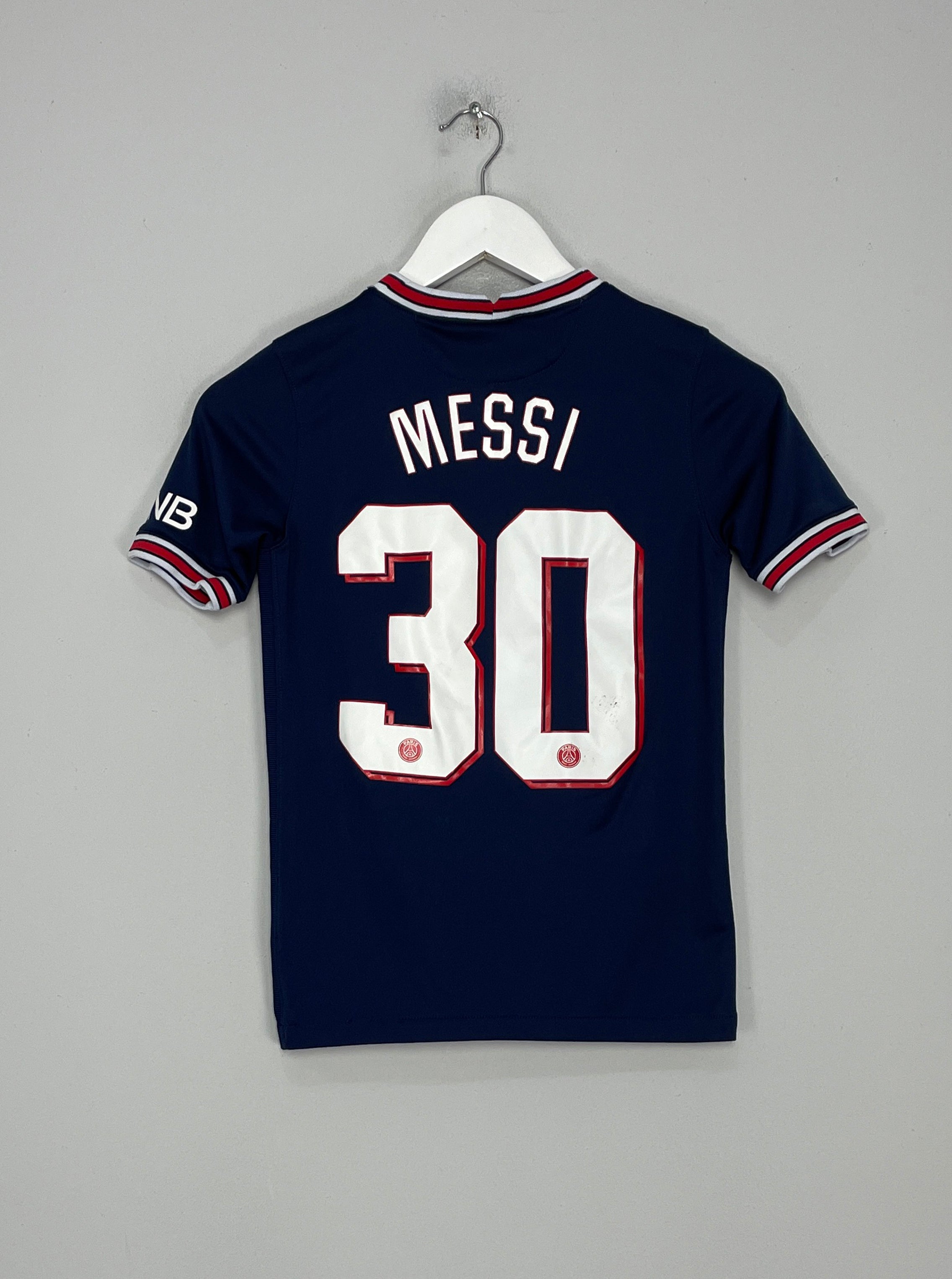 Messi PSG 21/22 Jordan Home Kids Kit - SoccerArmor 