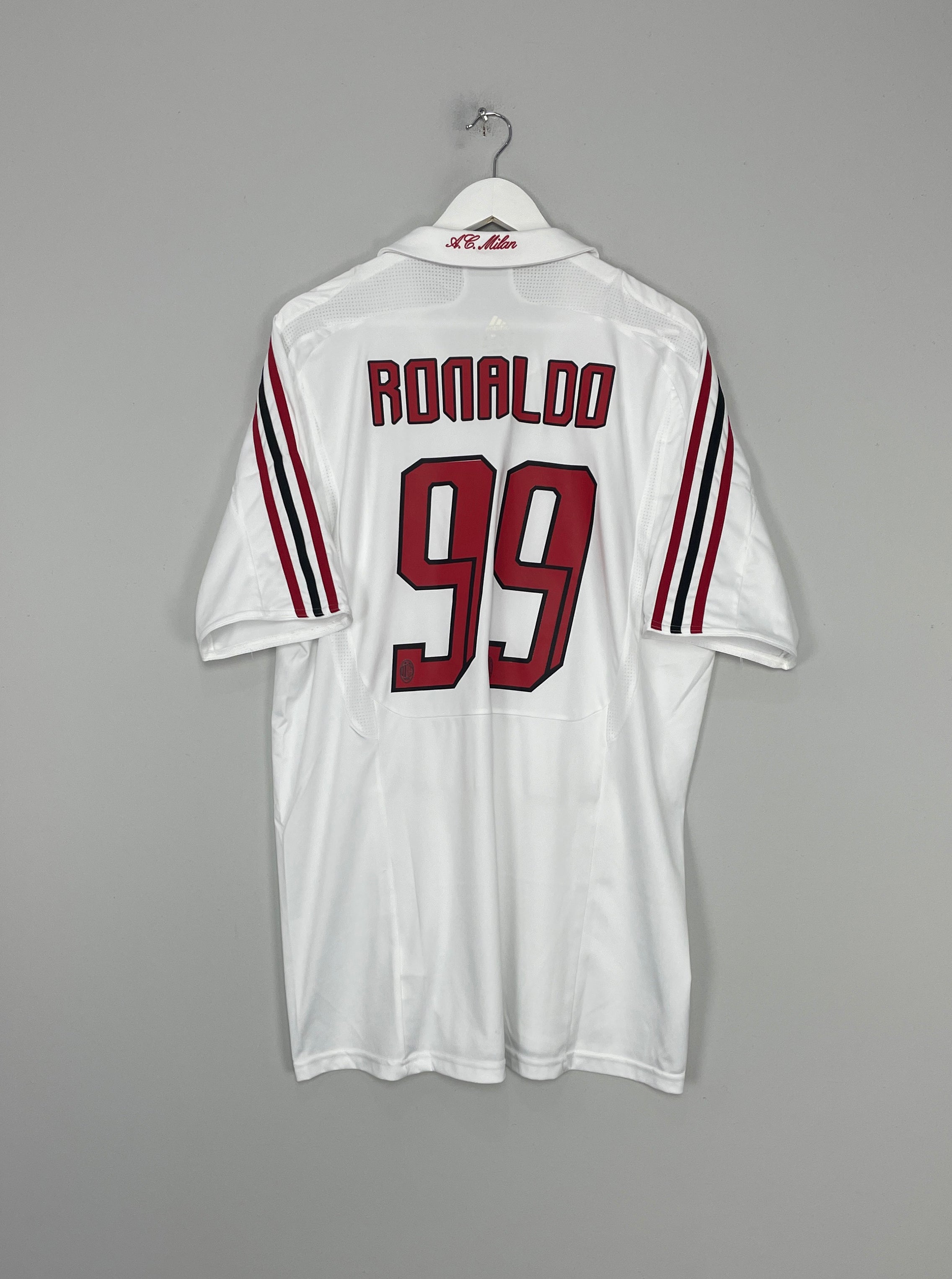 AC Milan 2007-08 Away Shirt Ronaldo #99 (Fair) L