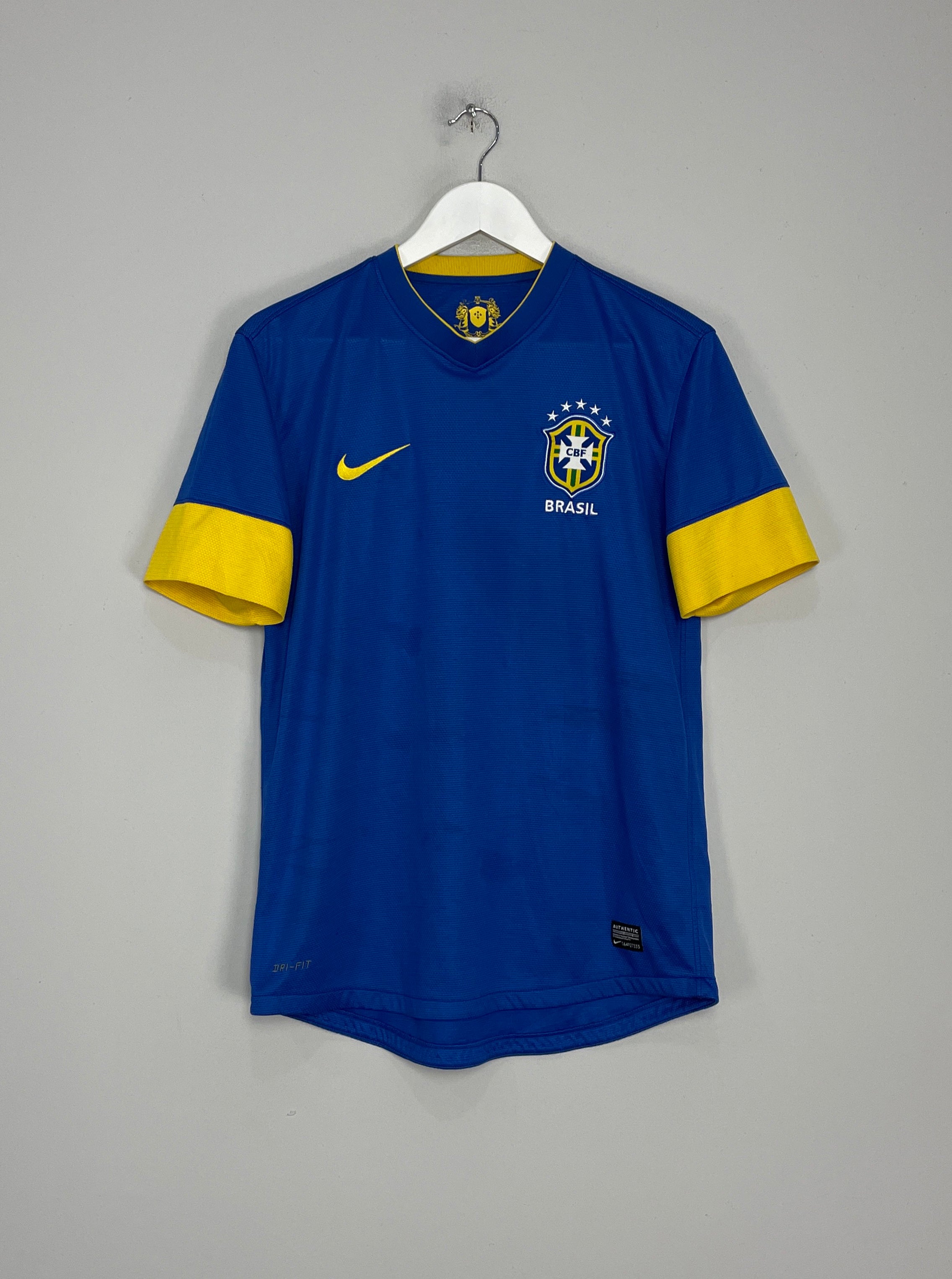 BRAZIL 2012 2013 NATIONAL TEAM HOME FOOTBALL SHIRT SOCCER JERSEY szL NIKE
