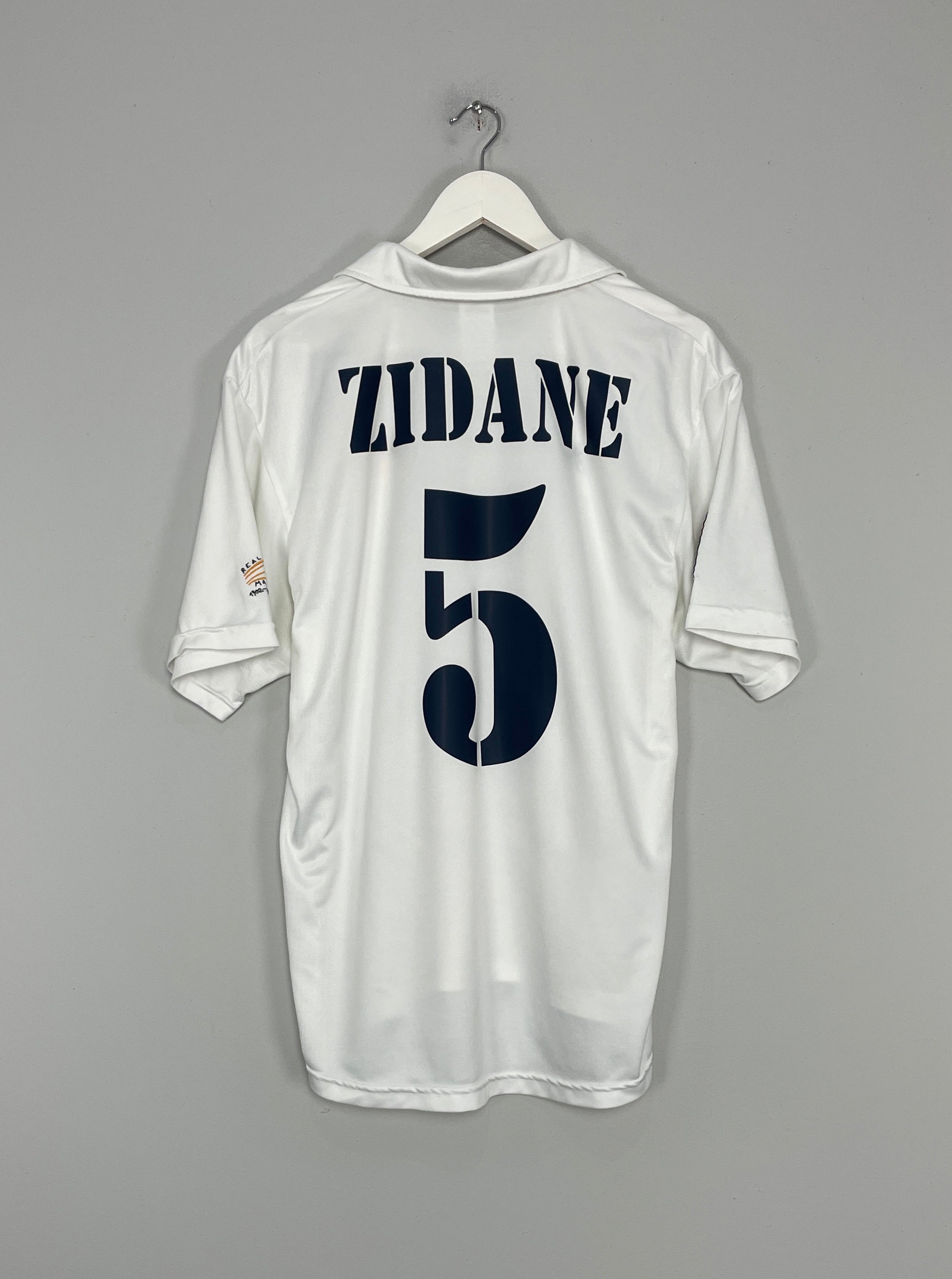 2001-02 Real Madrid *CENTENARY* home jersey (#5 ZIDANE) - L • RB - Classic  Soccer Jerseys