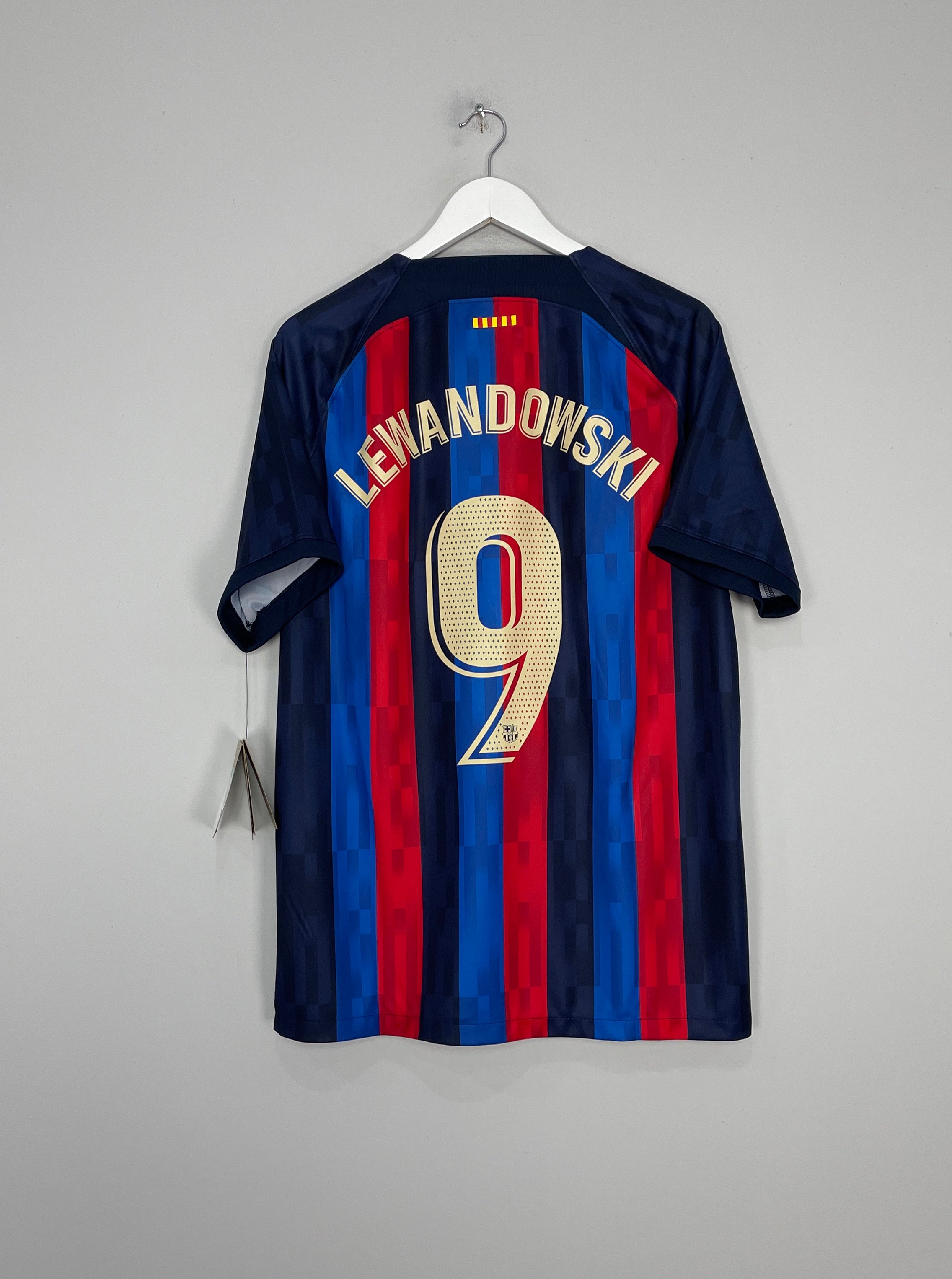 LEWANDOWSKI #9 Barcelona Jersey 2022/23 Home Nike