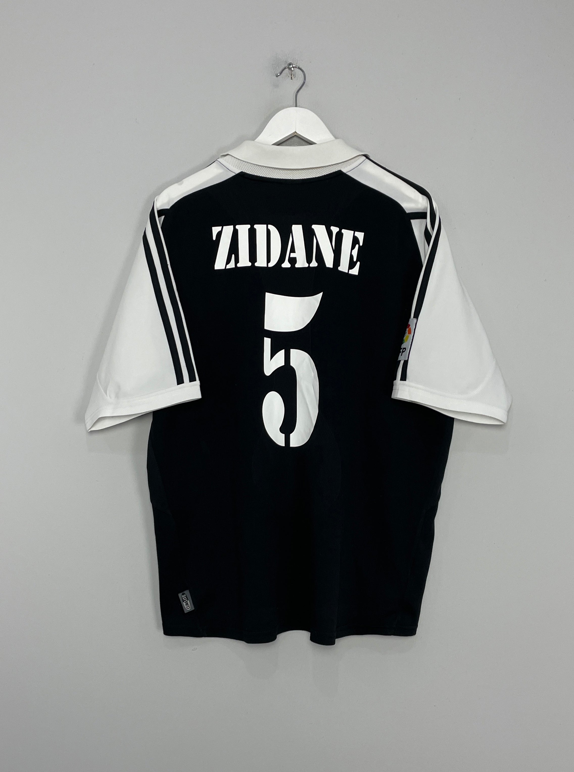 FRANCE 2000 2001 HOME FOOTBALL SHIRT SOCCER JERSEY ADIDAS sz L ZIDANE #10