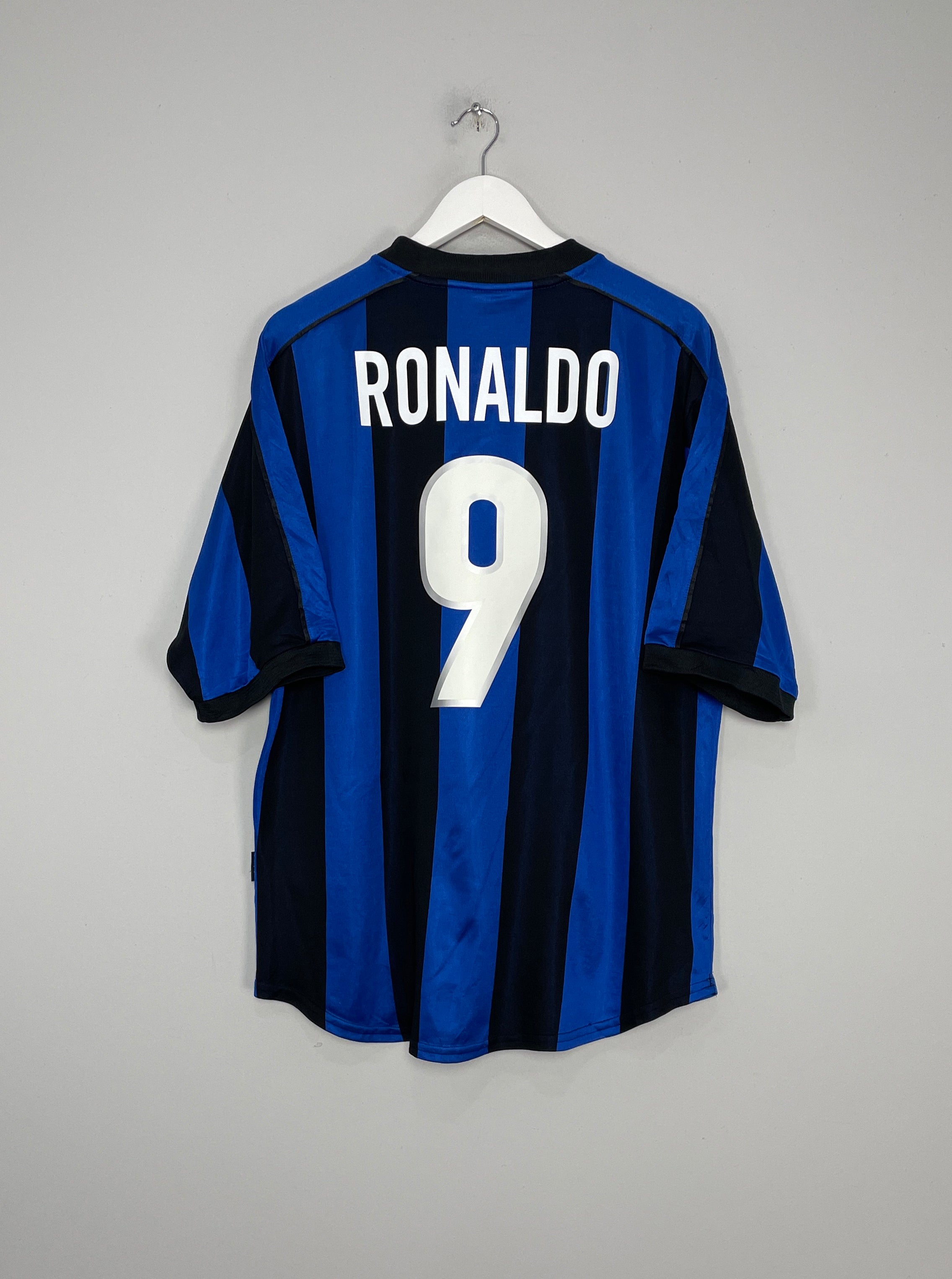 Inter Milan Ronaldo #9 Retro Jersey Home 1998/99