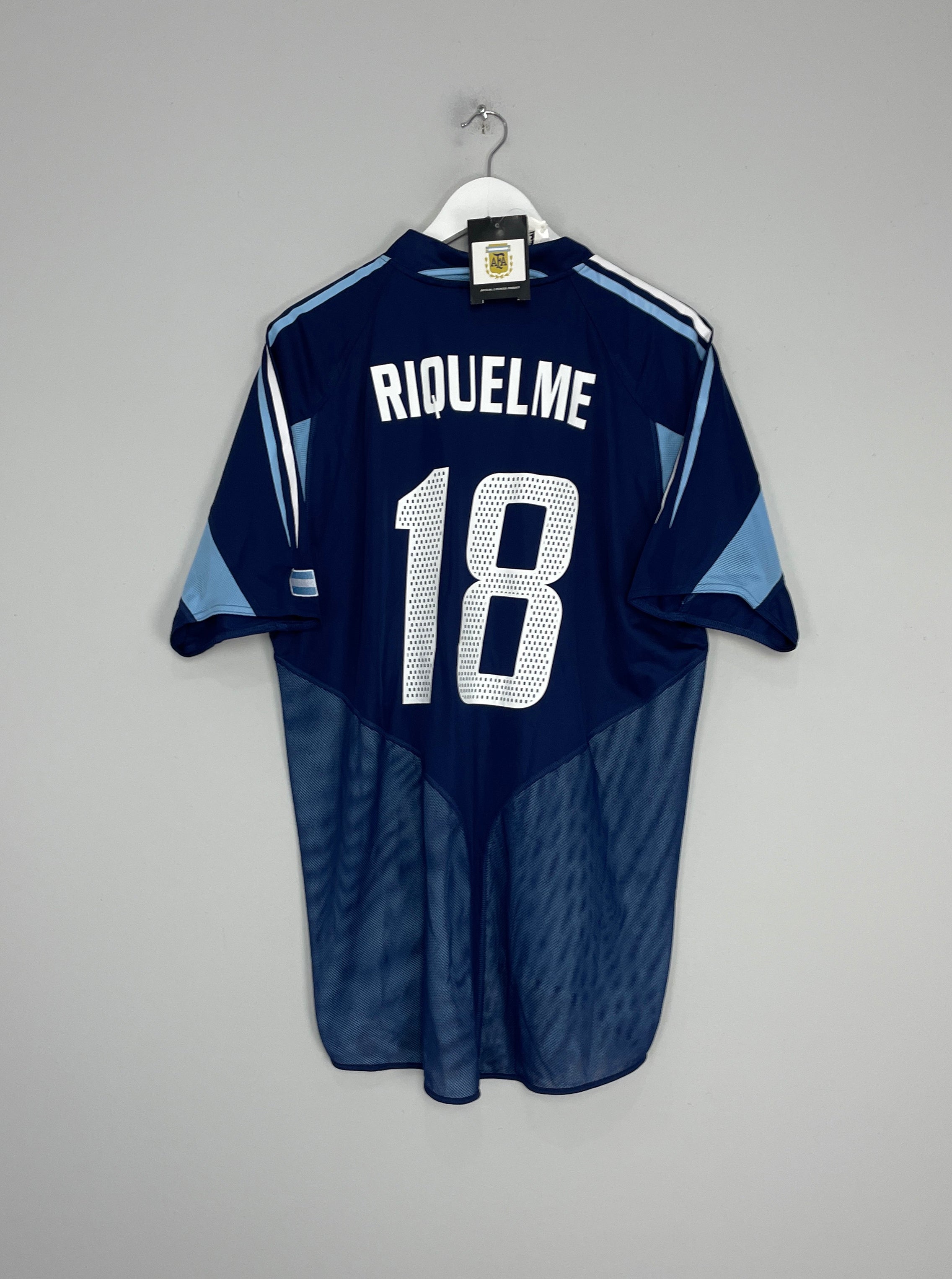 ADIDAS ARGENTINA 2004 `RIQUELME`WHITE 3RD JERSEY - Soccer Plus