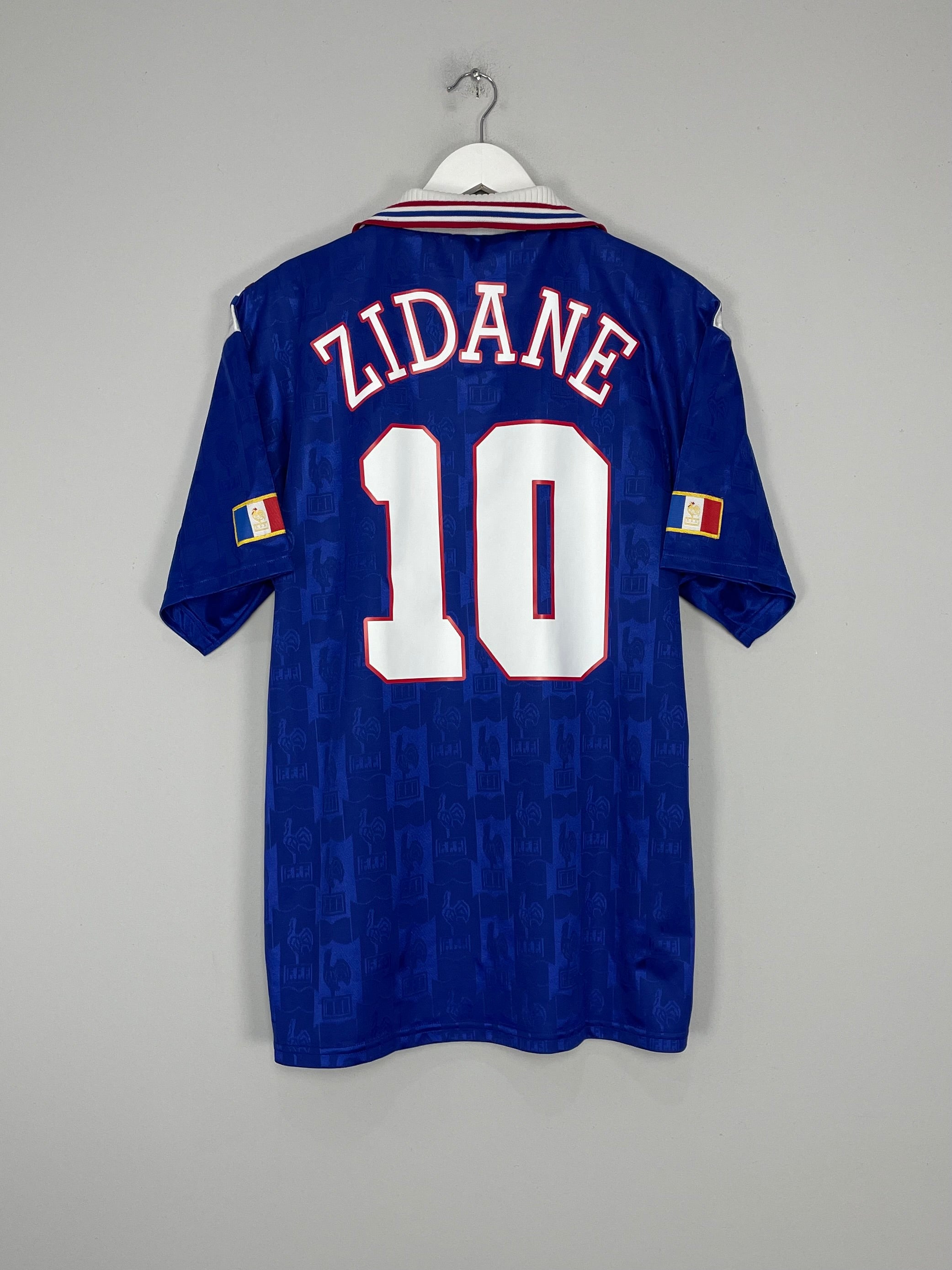 1994/96 ZIDANE #14 France Vintage adidas Home Football Shirt