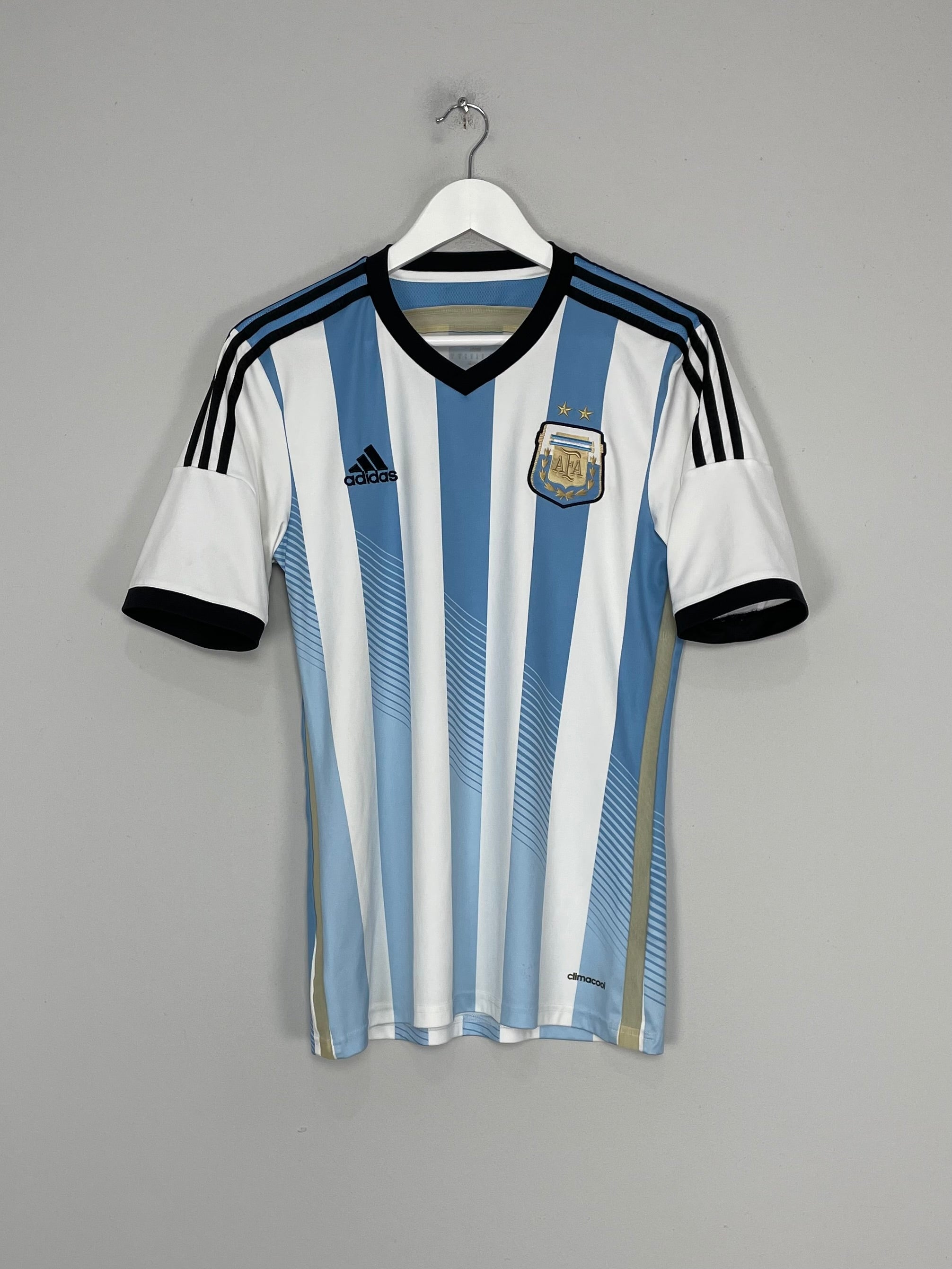 2013/14 Argentina Home Football Shirt / Classic Adidas Soccer Jersey