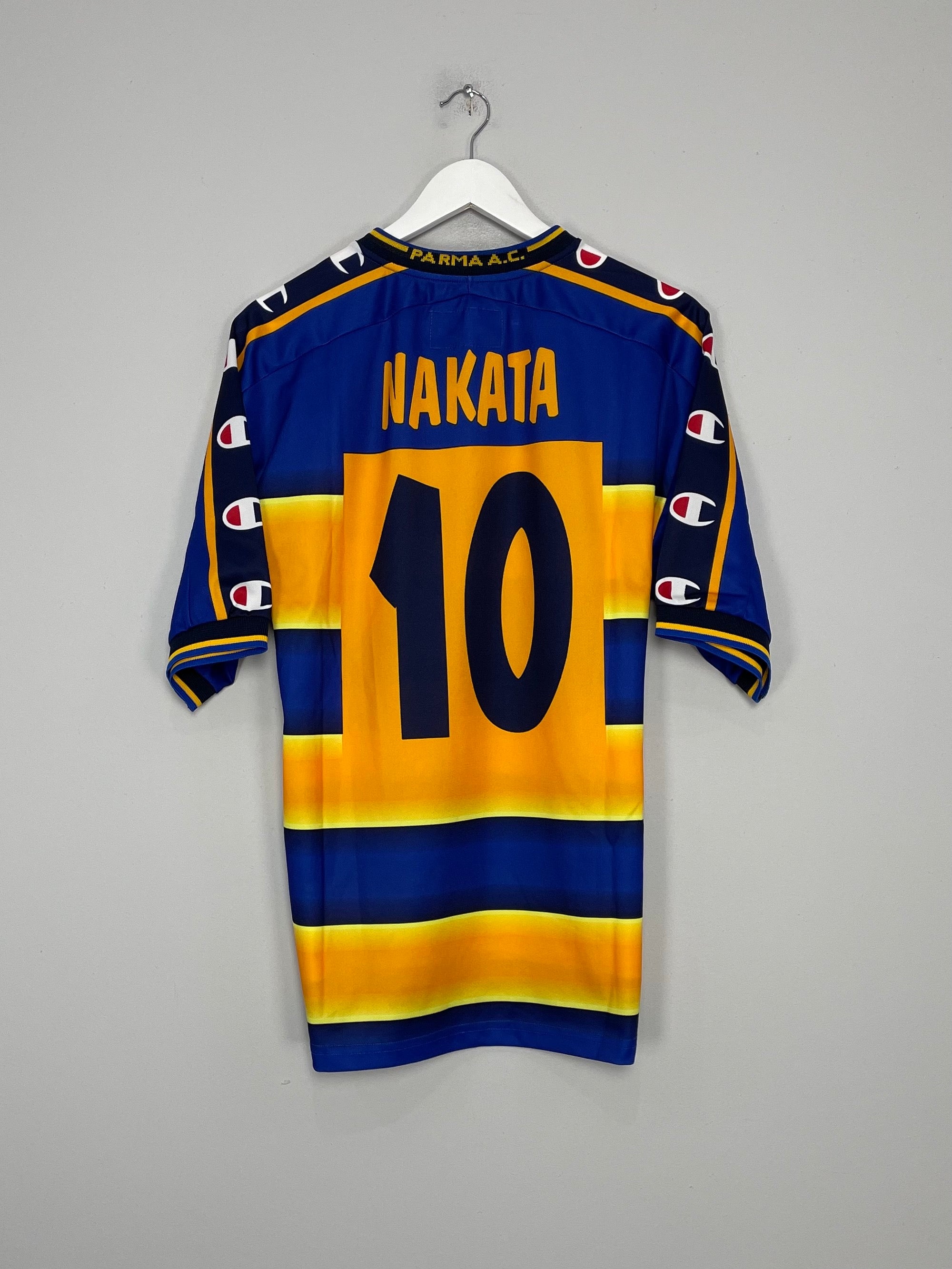 Cult Kits - 2002/03 PARMA NAKATA #10 HOME SHIRT (M) CHAMPION