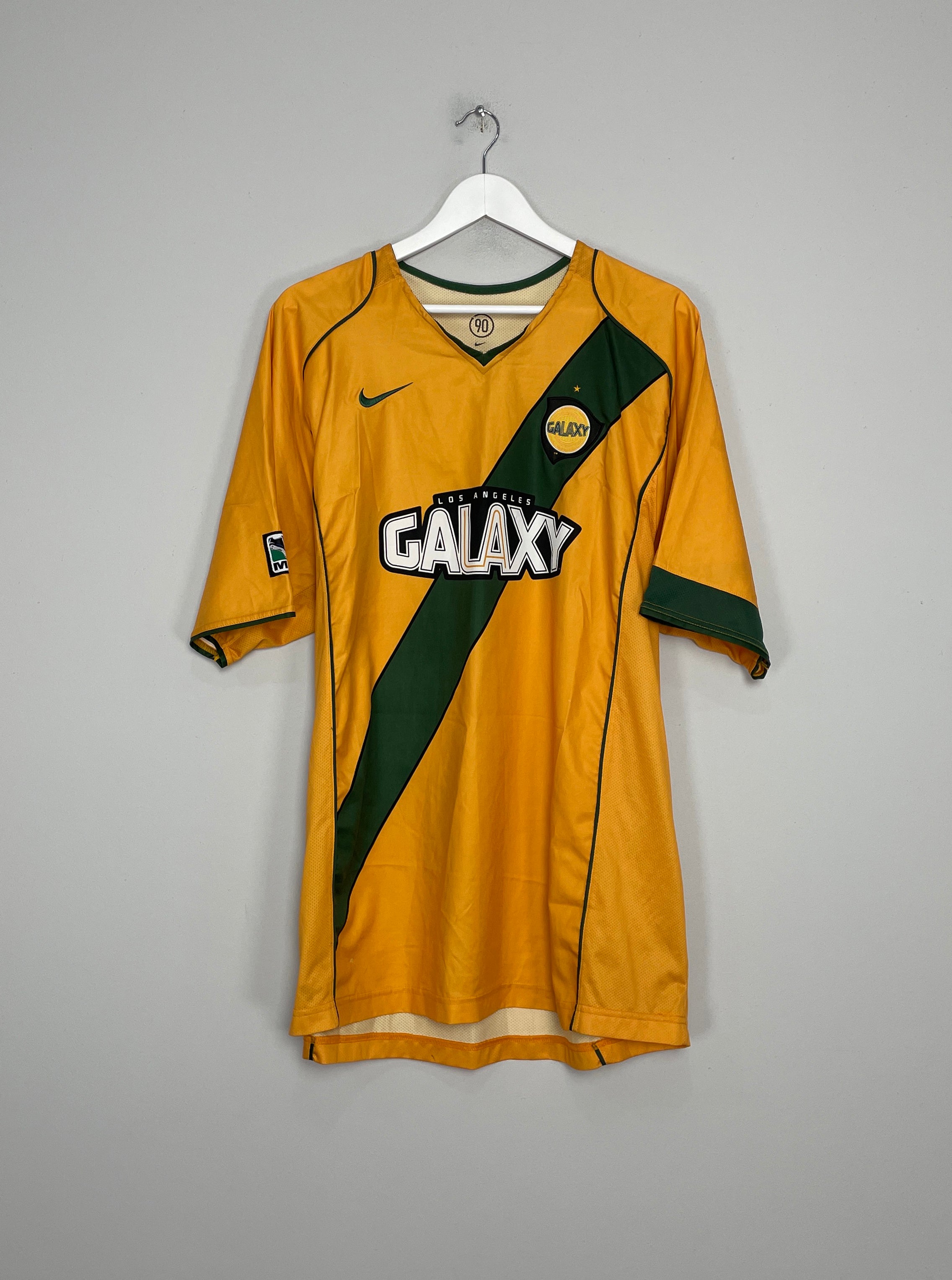 Rare Vintage 90s Nike LA Galaxy Football Soccer Yellow Jersey Mens XL USA
