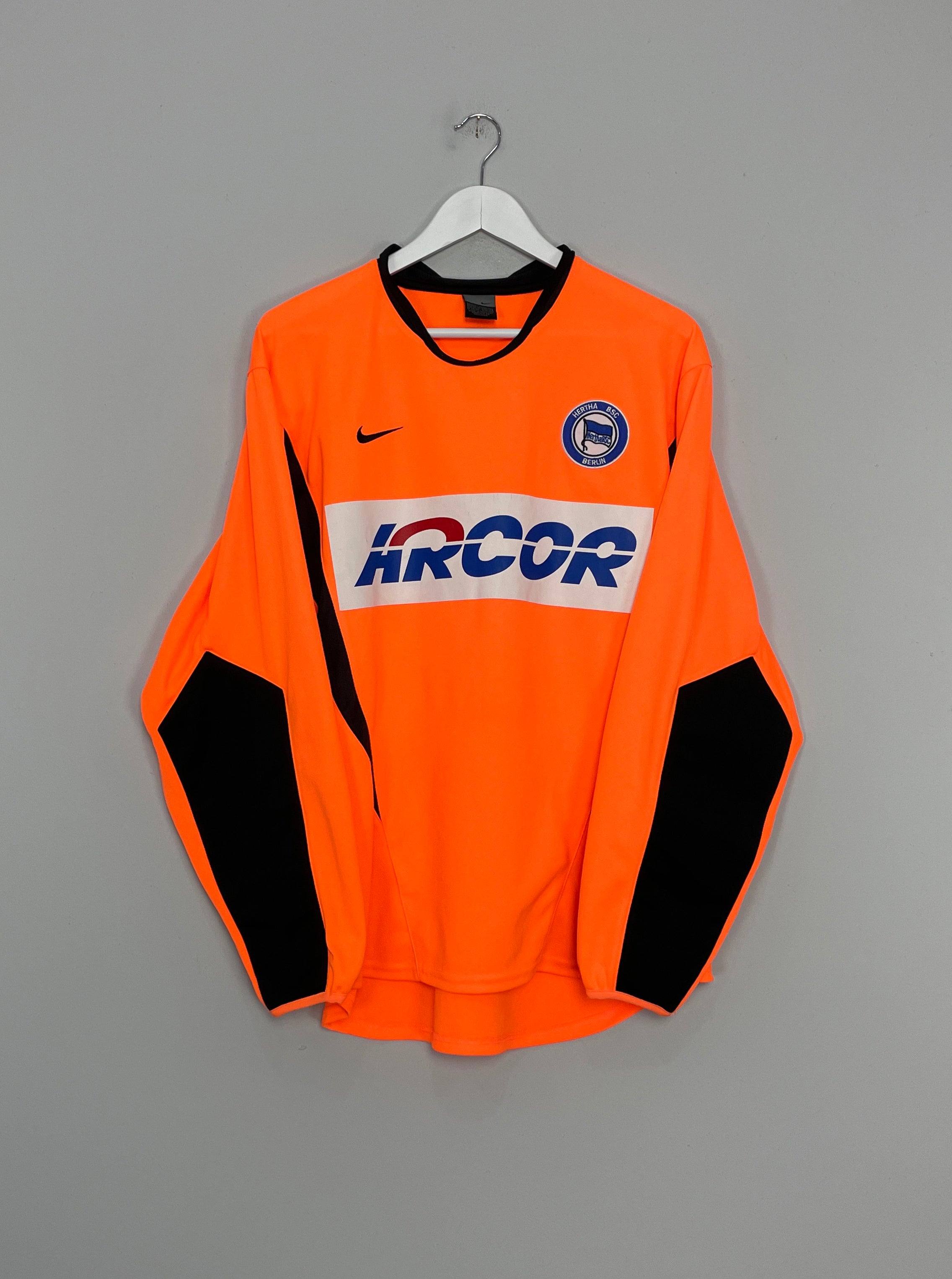 Cult Kits - 2000/01 HERTHA BERLIN FIEDLER #12 GK SHIRT (L) NIKE