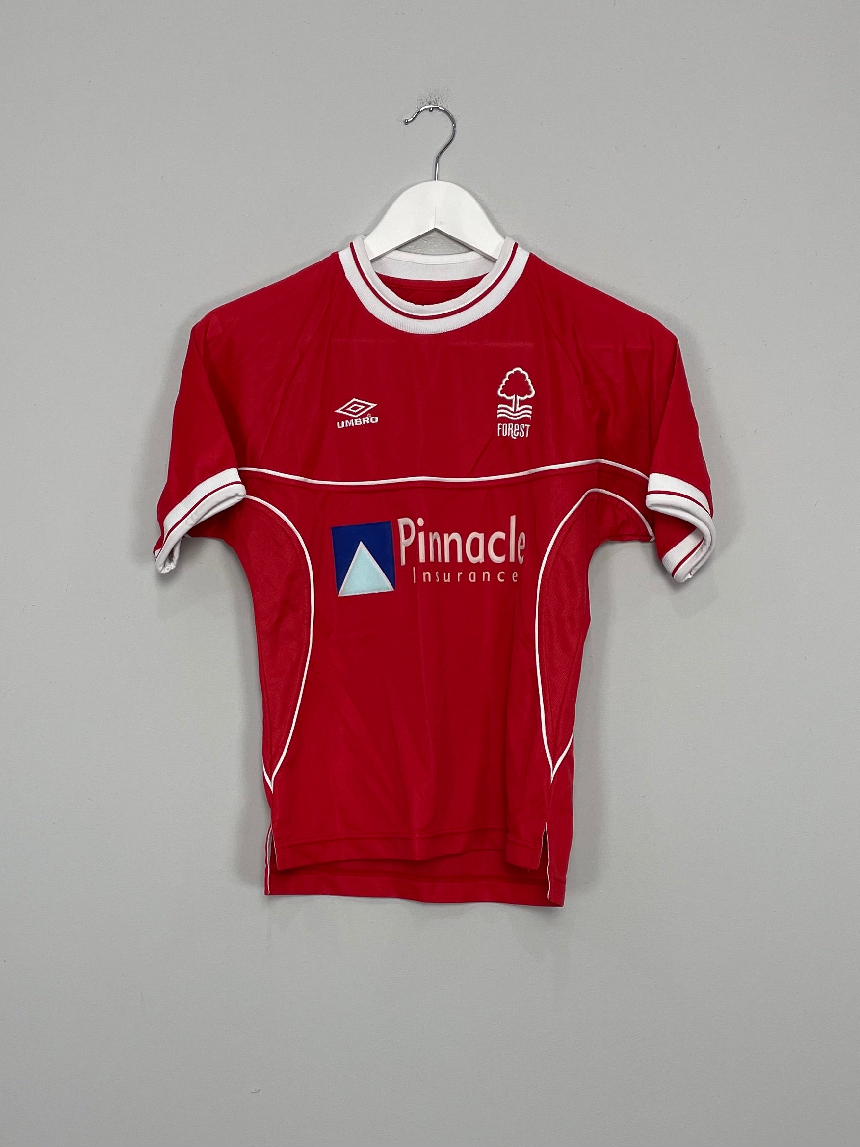 Cult Kits - 2000/02 NOTTINGHAM FOREST HOME SHIRT (S.KIDS) UMBRO