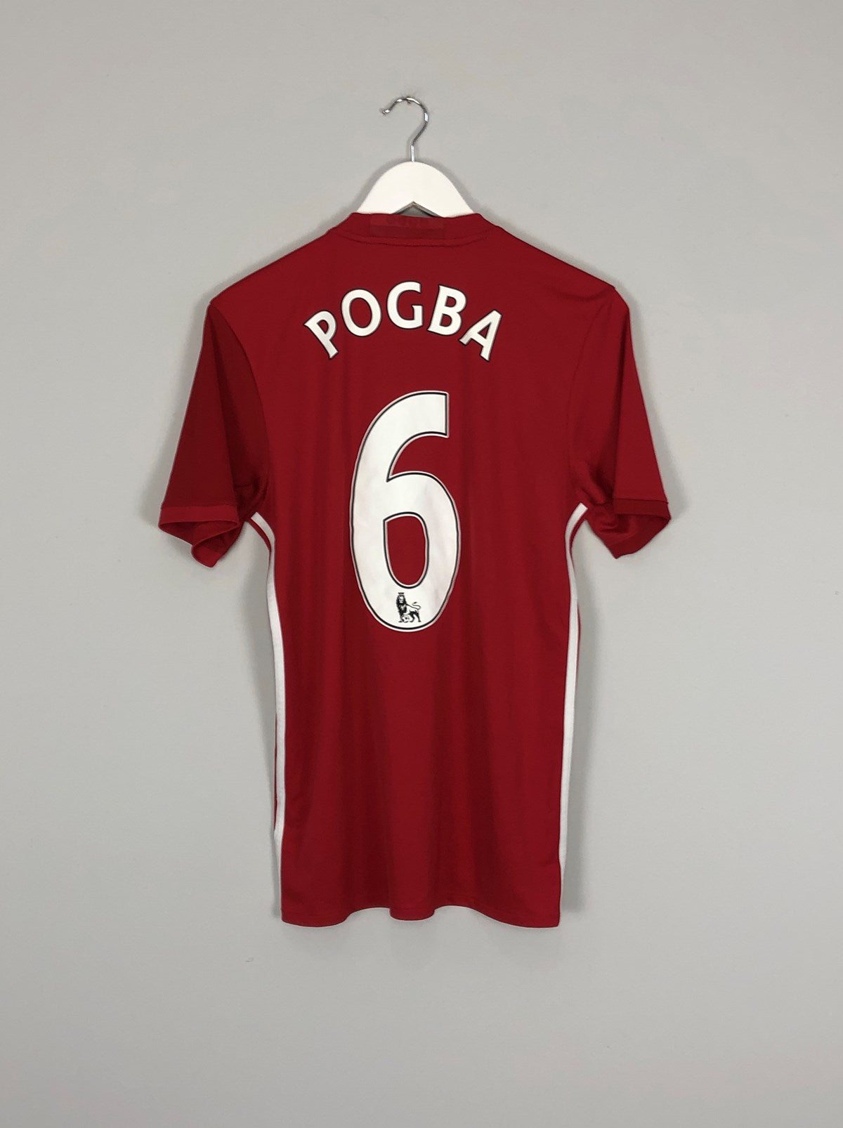 2016/17 MANCHESTER UNITED POGBA #6 HOME SHIRT (S) ADIDAS