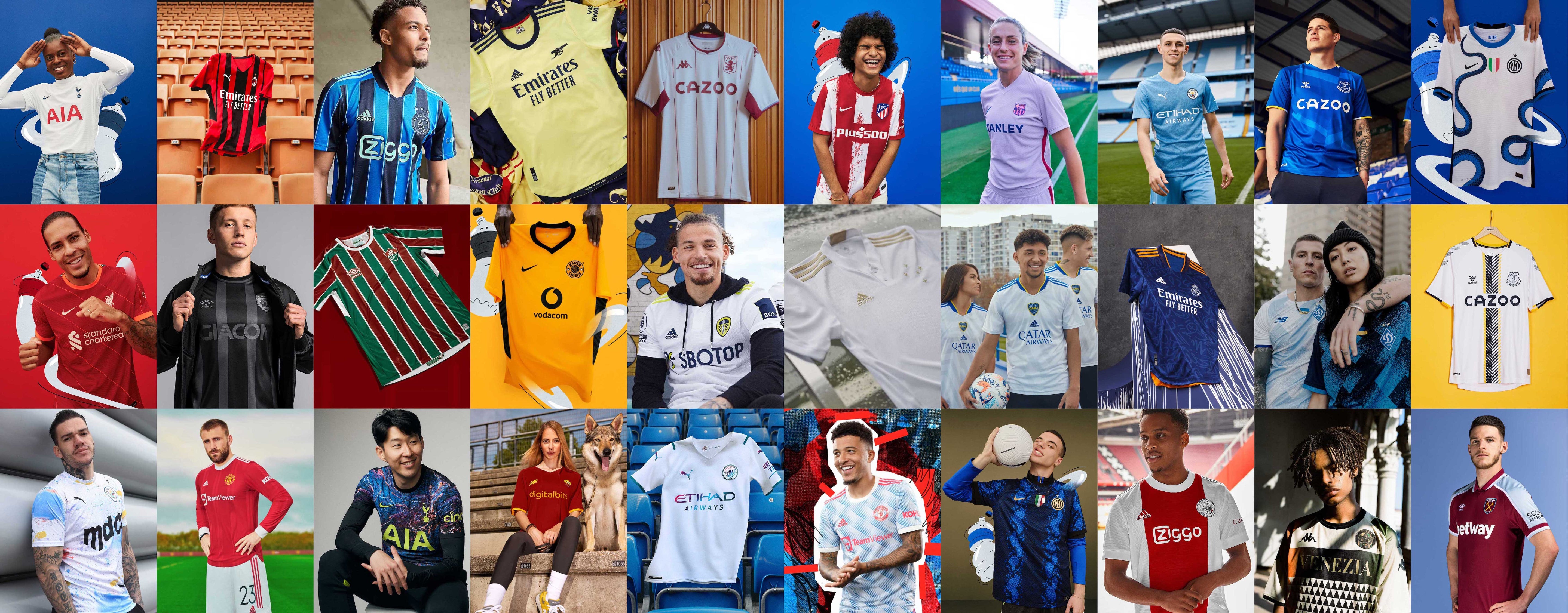 2021/22 FOOTBALL SHIRT RELEASES