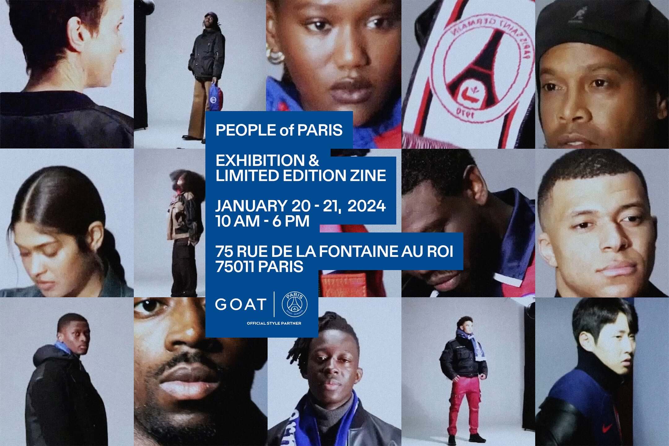 cult kits People of Paris Exhibition by GOAT & PSG 