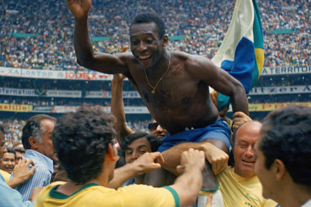 PELE'S SKILL AT THE 1970  WORLD CUP