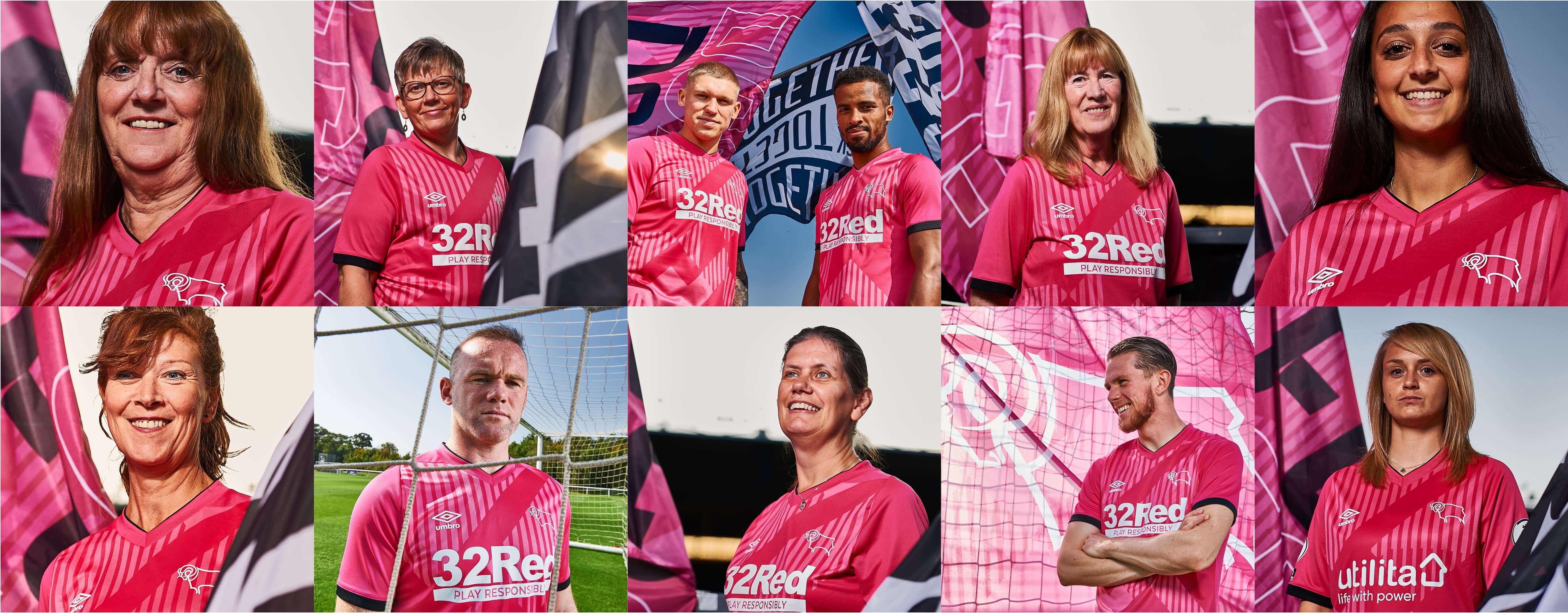 DERBY COUNTY’S THIRD KIT SUPPORTS THE WEAR IT PINK CAMPAIGN