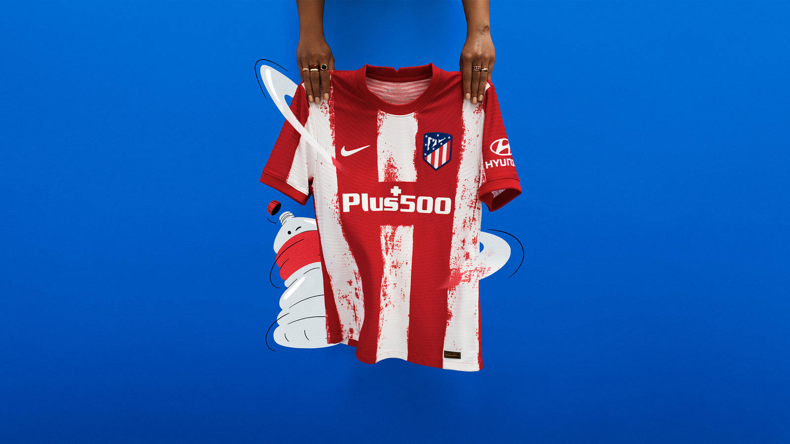 The Stripes of Old Are Revived in Atlético de Madrid Home Kit