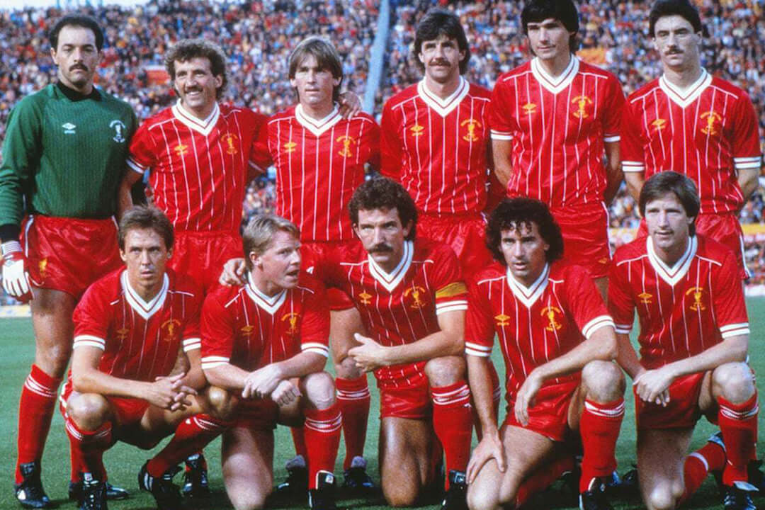 Liverpool Football Club's famous all-red kits