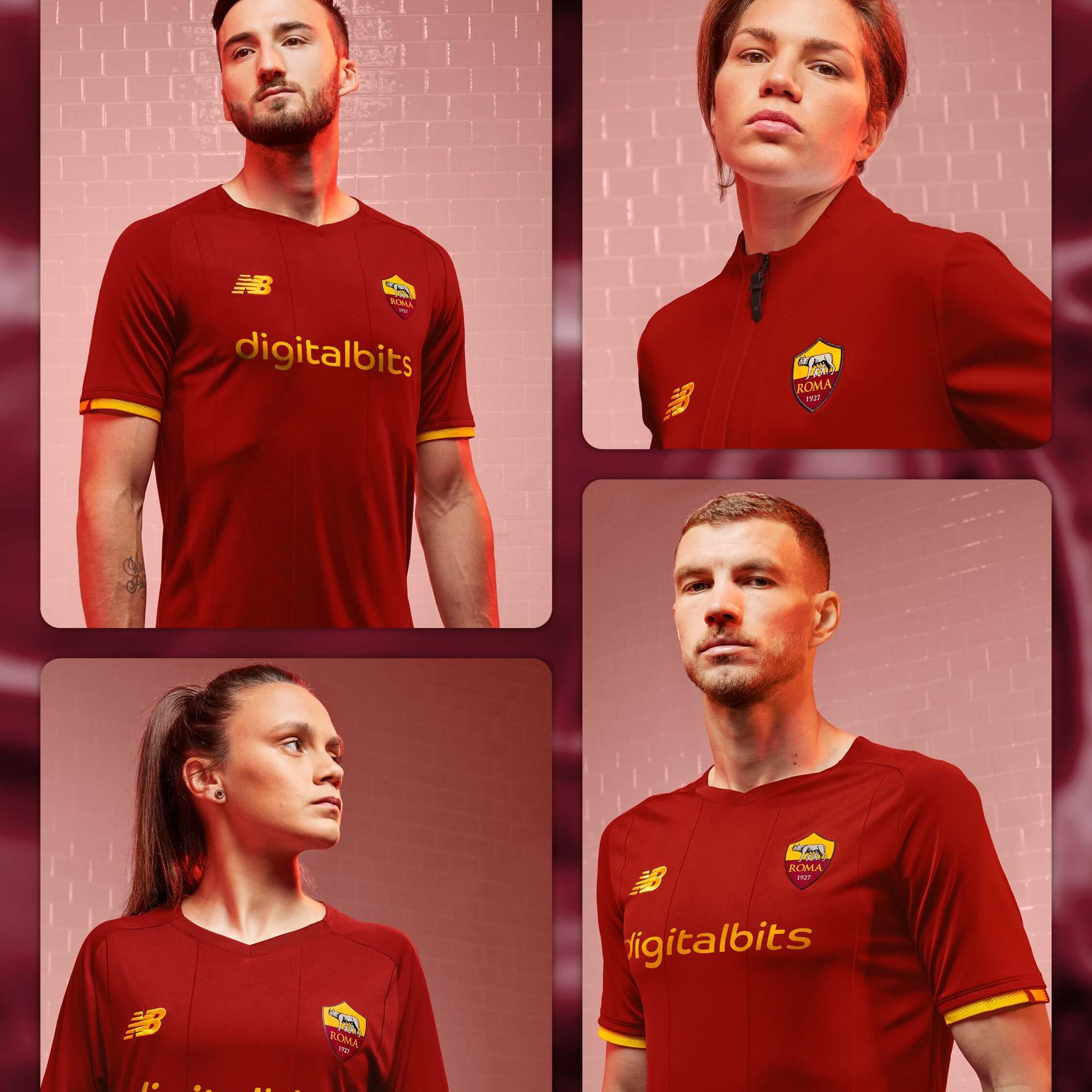 New Balance Reveals AS Roma 21/22 Home Kit