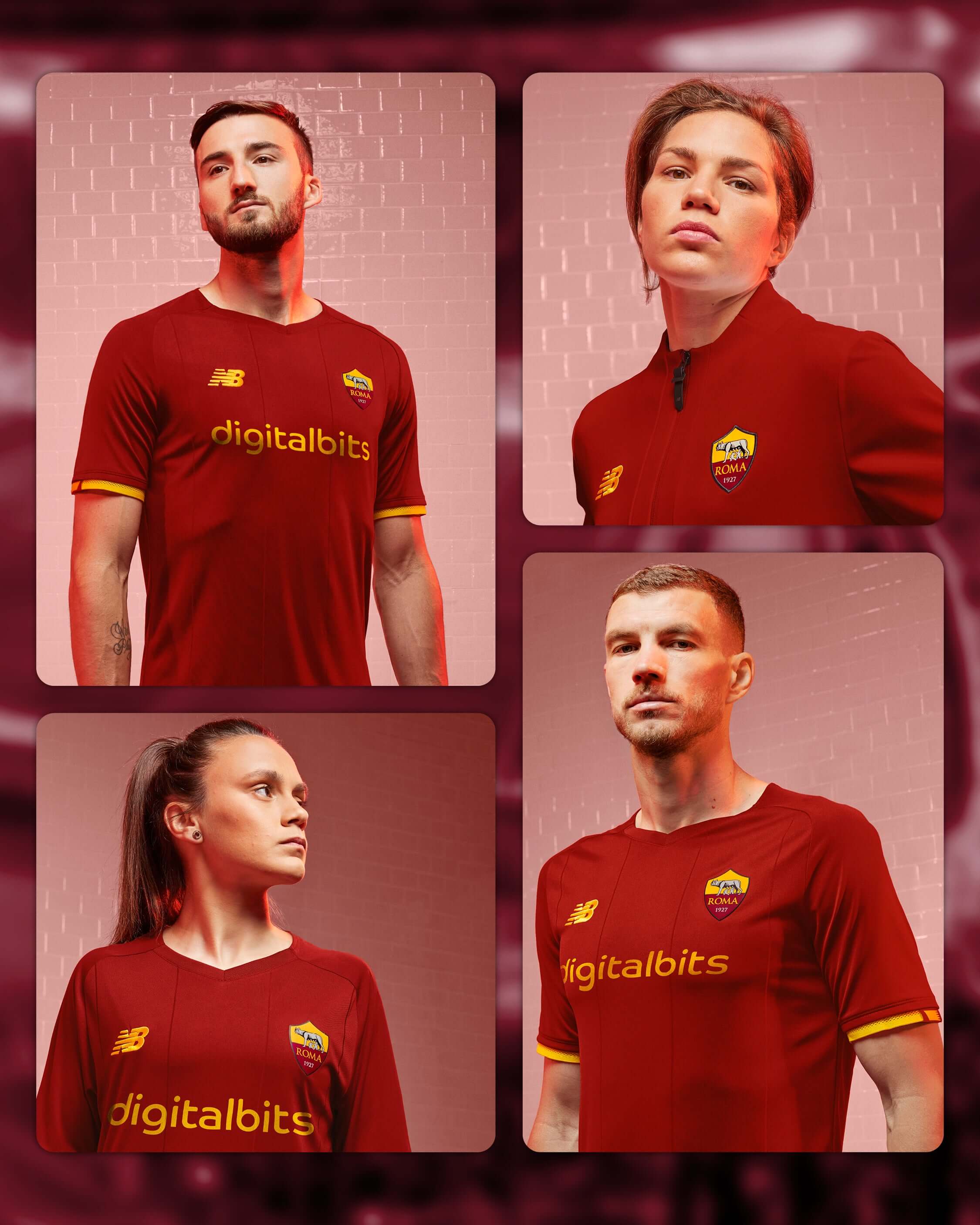 New Balance Reveals AS Roma 21/22 Home Kit