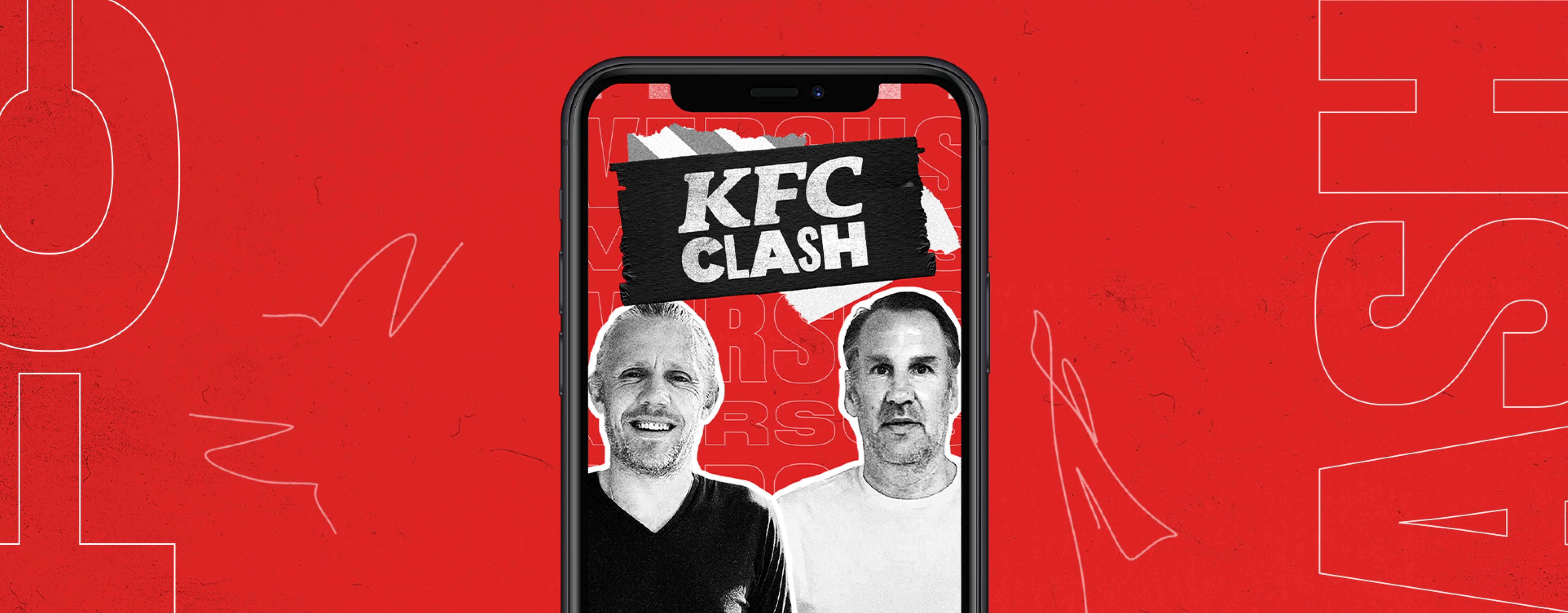 KFC CLASH RETURNS WITH FOOTBALL LEGENDS JIMMY BULLARD AND PAUL MERSON