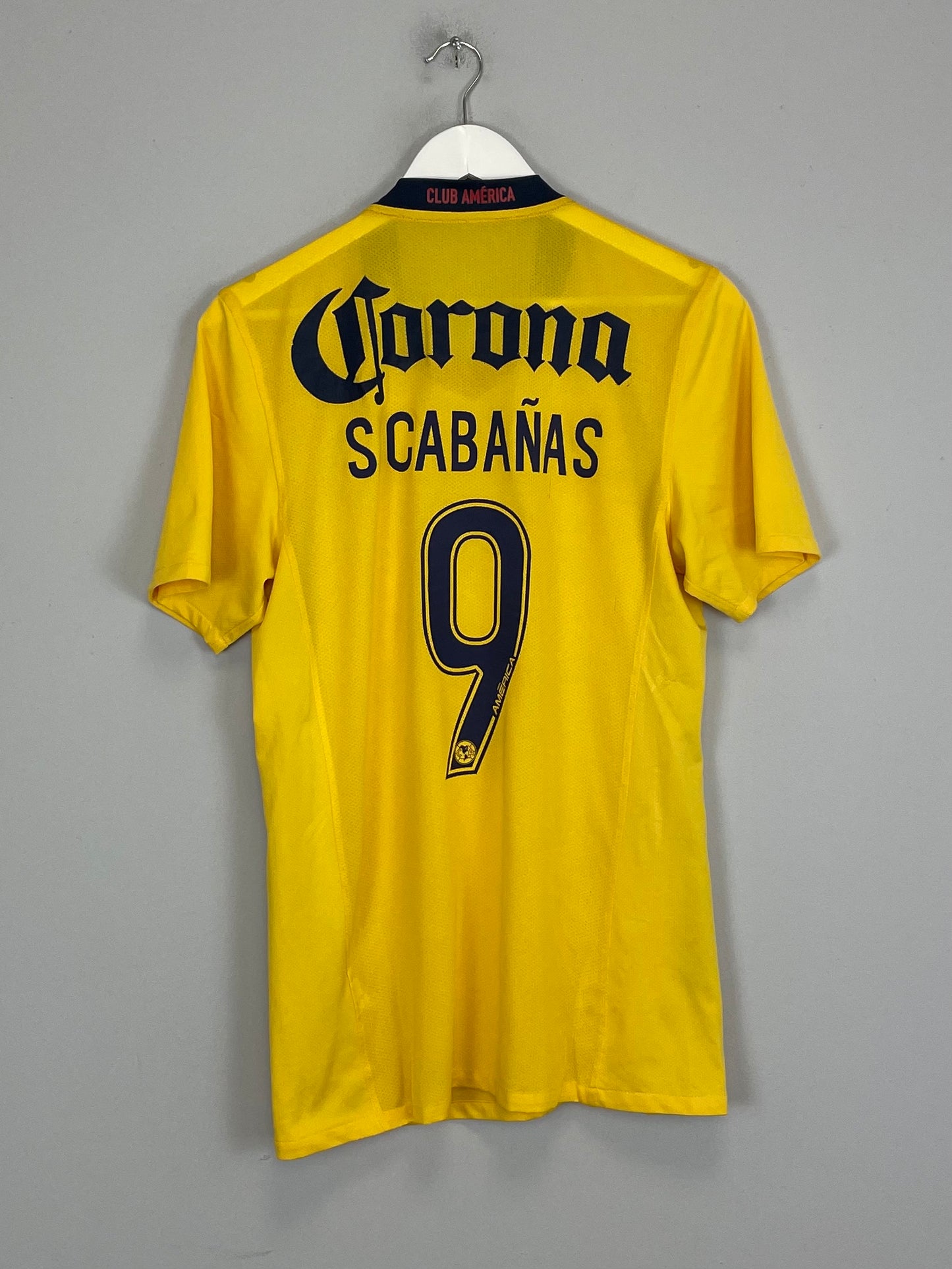 2008/09 CLUB AMERICA S.CABANAS #9 *PLAYER ISSUE* HOME SHIRT (L) NIKE