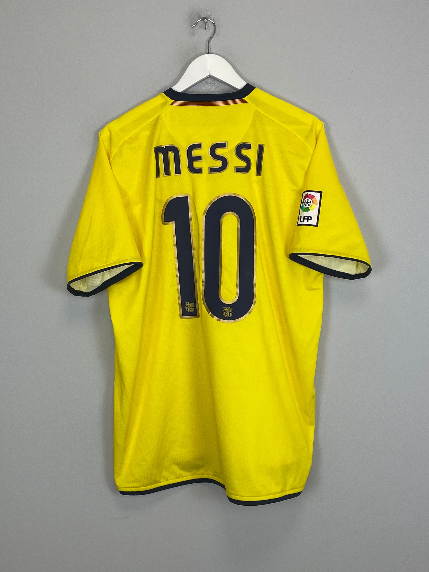 2008/10 BARCELONA MESSI #10 AWAY SHIRT (XL) NIKE