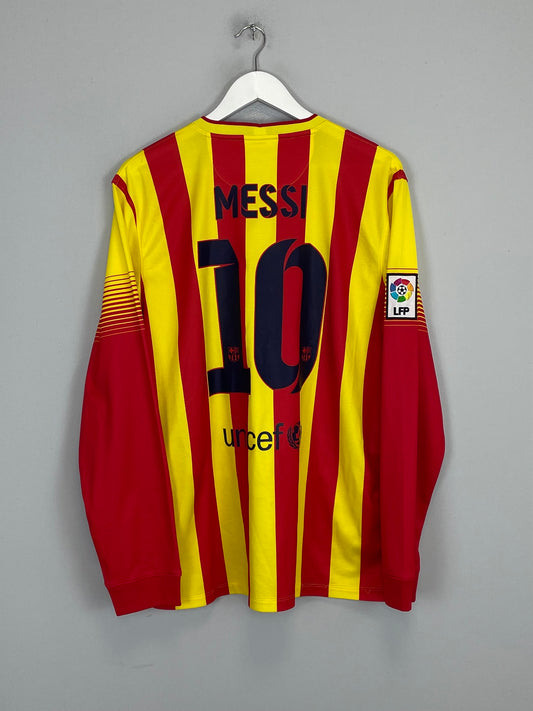 2013/14 BARCELONA MESSI #10 L/S AWAY SHIRT (L) NIKE