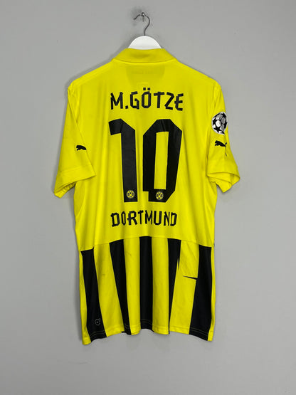 2012/13 DORTMUND M.GOTZE #10 C/L HOME SHIRT (XL) PUMA