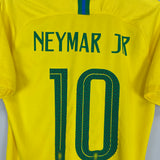 2018/19 BRAZIL NEYMAR JR #10 HOME SHIRT (M) NIKE