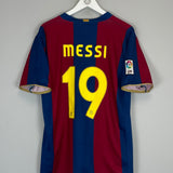 2007/08 BARCELONA MESSI #19 HOME SHIRT (L) NIKE