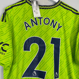 2022/23 MANCHESTER UNITED ANTONY #21 *BNWT* AUTHENTIC THIRD SHIRT (XXL) ADIDAS