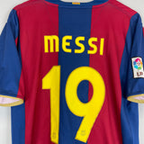 2007/08 BARCELONA MESSI #19 HOME SHIRT (L) NIKE