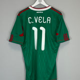 2009/11 MEXICO C.VELA #11 HOME SHIRT (L) ADIDAS