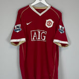 2006/07 MANCHESTER UNITED ROONEY #8 HOME SHIRT (XXL) NIKE