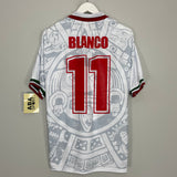 Cult Kits - Mexico 1998 reissue away shirt aba sport Blanco