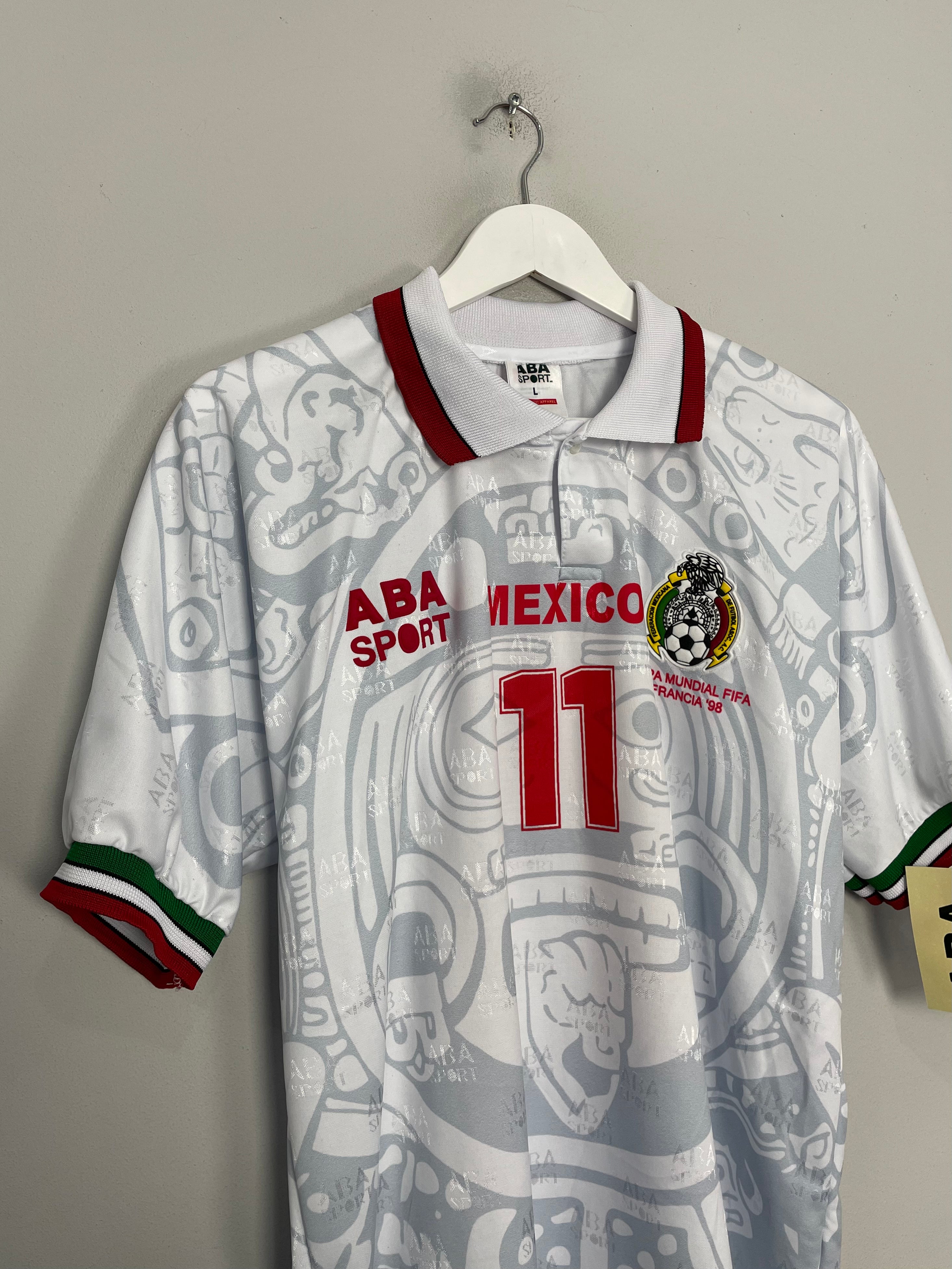 Cult Kits - Mexico 1998 reissue away shirt aba sport Blanco