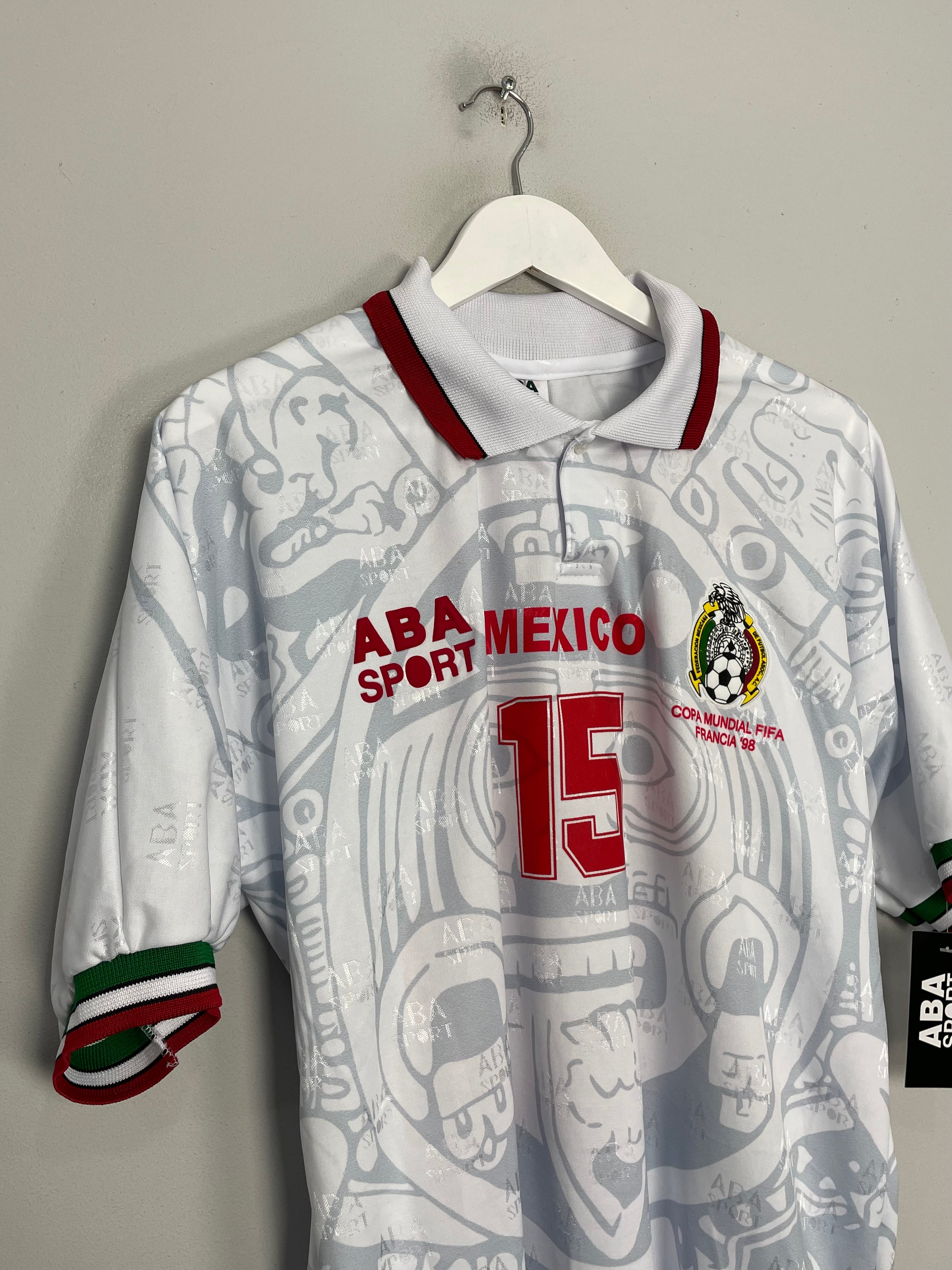 Mexico 1998 reissue away shirt aba sport Hernandez