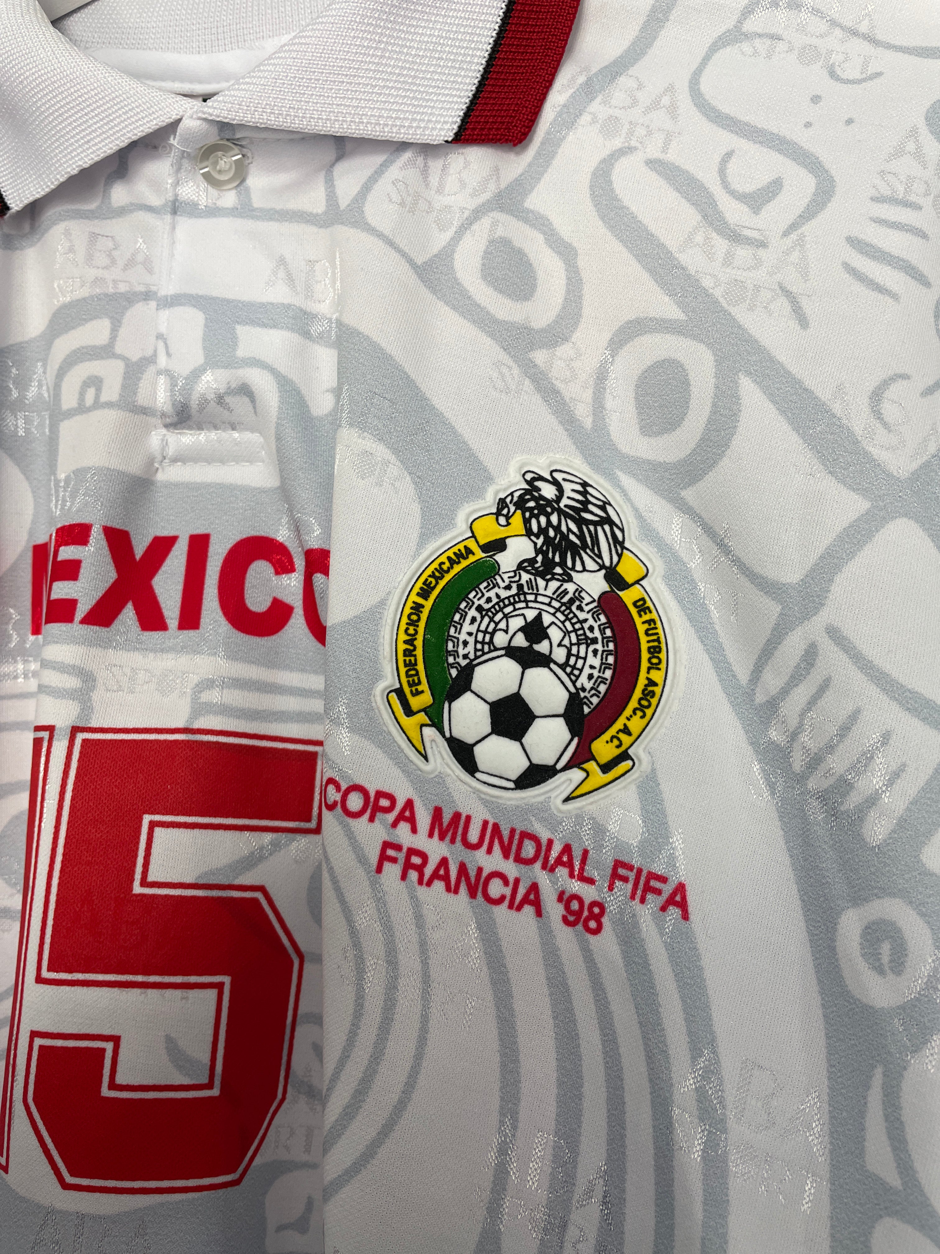 Mexico 1998 reissue away shirt aba sport Hernandez