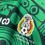 Cult Kits - Mexico 1998 reissue home shirt aba sport crest detail