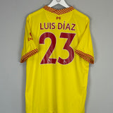 2021/22 LIVERPOOL LUIS DIAZ #23 THIRD SHIRT (XL) NIKE