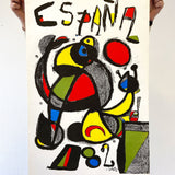 1982 ESPAÑA COPA DEL MUNDO DE FUTBOL ESPANA ORIGINAL PRINT