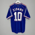 1998/00 FRANCE ZIDANE #10 HOME SHIRT (L) ADIDAS