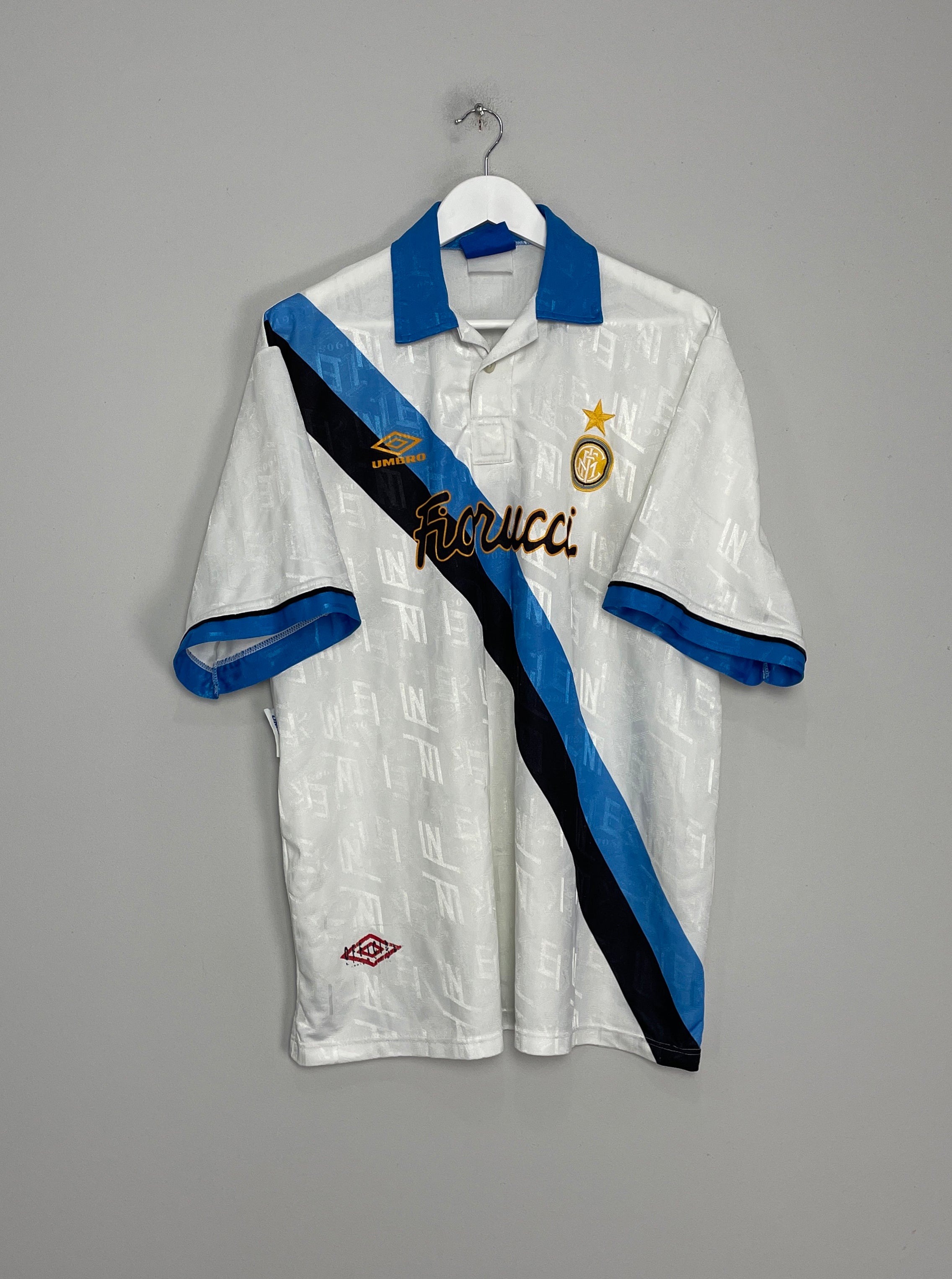 1993/94 INTER MILAN AWAY SHIRT (XXL) UMBRO