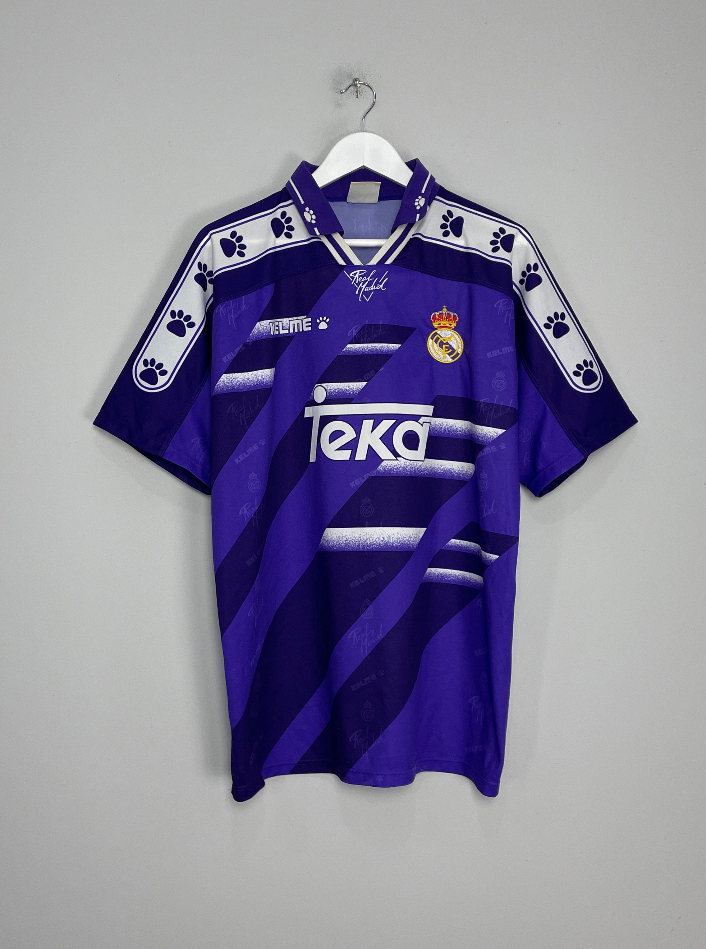 1994/96 REAL MADRID AWAY SHIRT (L) KELME