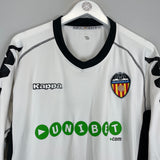 2010/11 VALENCIA L/S HOME SHIRT (L) KAPPA