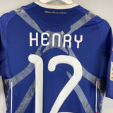 2009/10 FRANCE HENRY #12 *PLAYER ISSUE* HOME SHIRT (M) ADIDAS