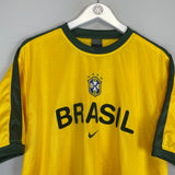 2002 BRAZIL TRAINING SHIRT (L) NIKE